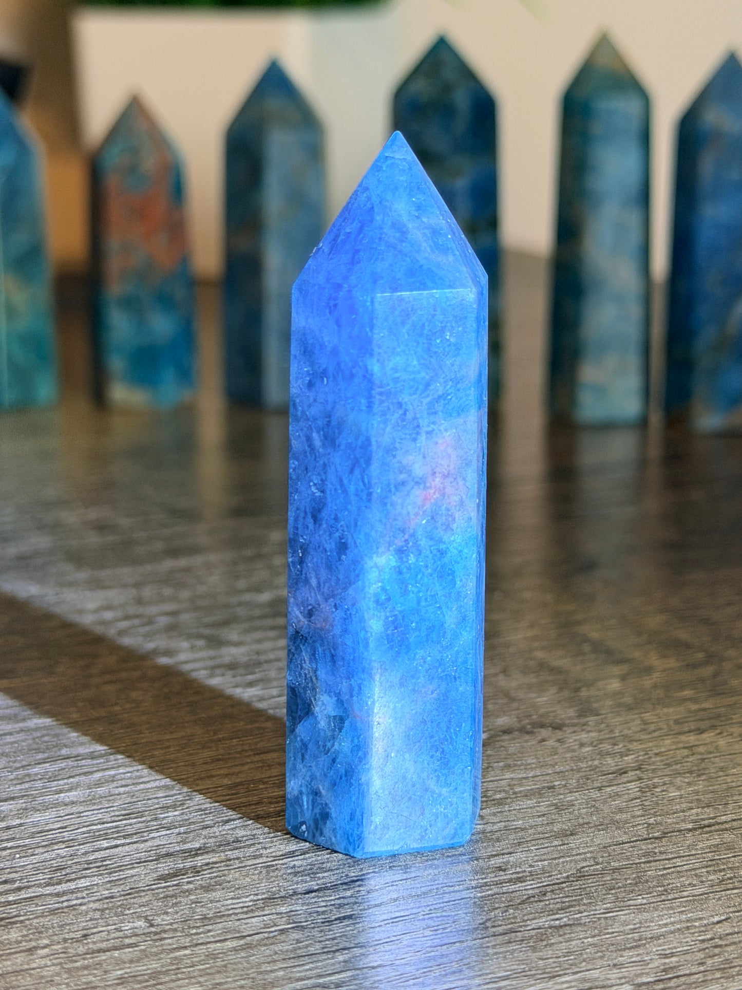 Blue Apatite Tower Style 10