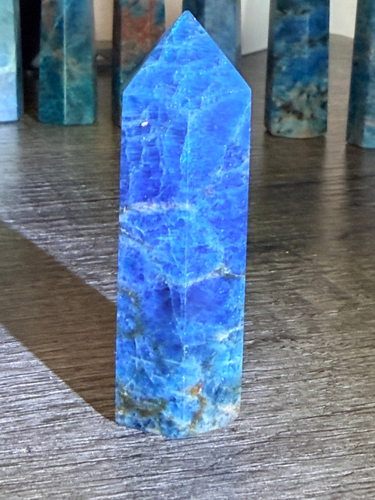Blue Apatite Tower Style 12