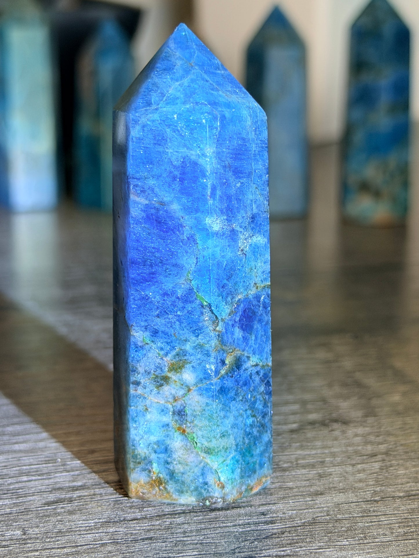Blue Apatite Tower Style 12