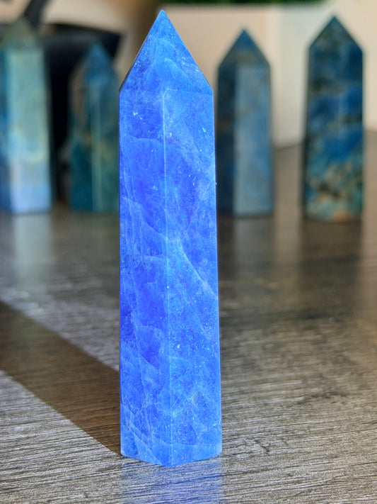 Blue Apatite Tower Style 13