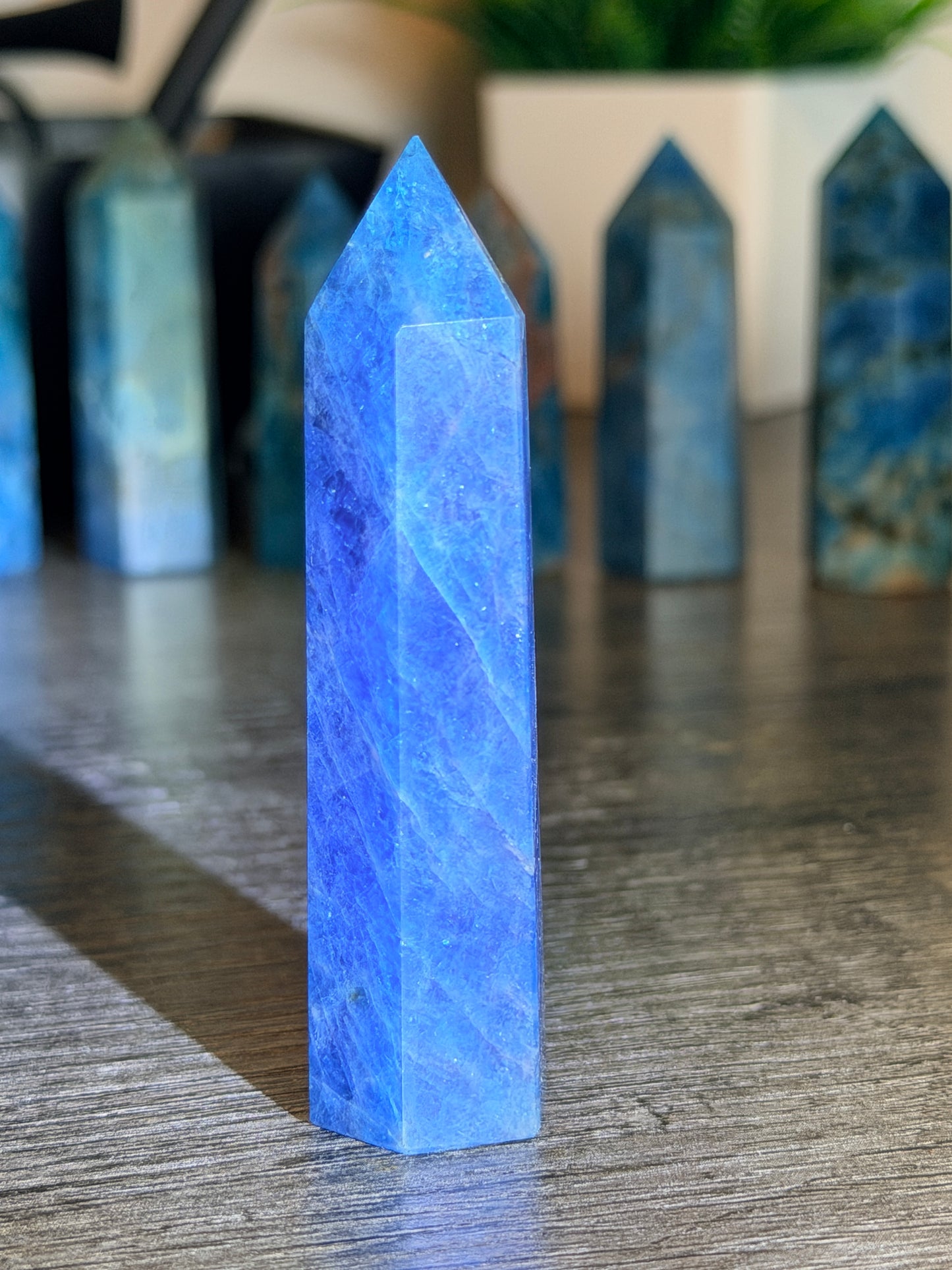 Blue Apatite Tower Style 13