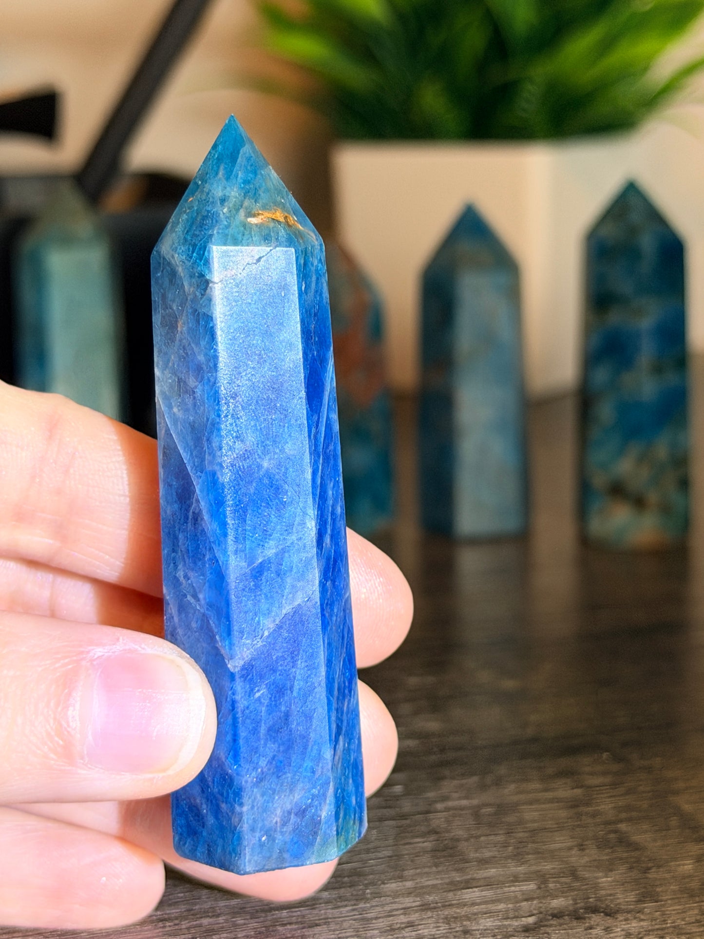Blue Apatite Tower Style 13