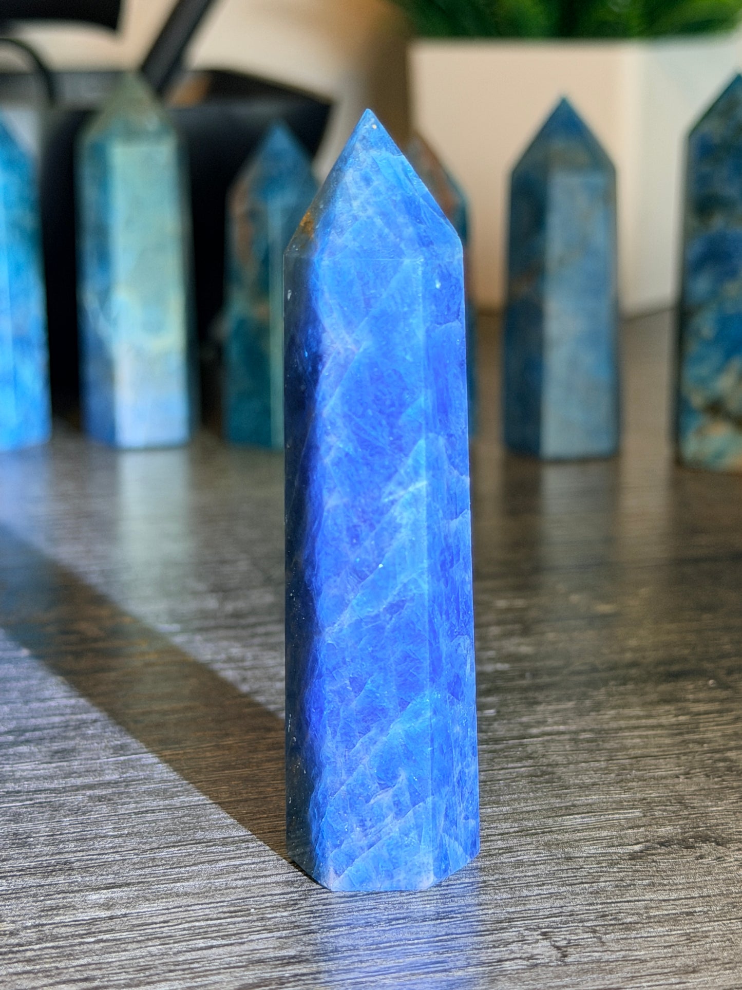 Blue Apatite Tower Style 13