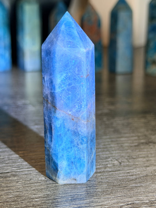 Blue Apatite Tower Style 14