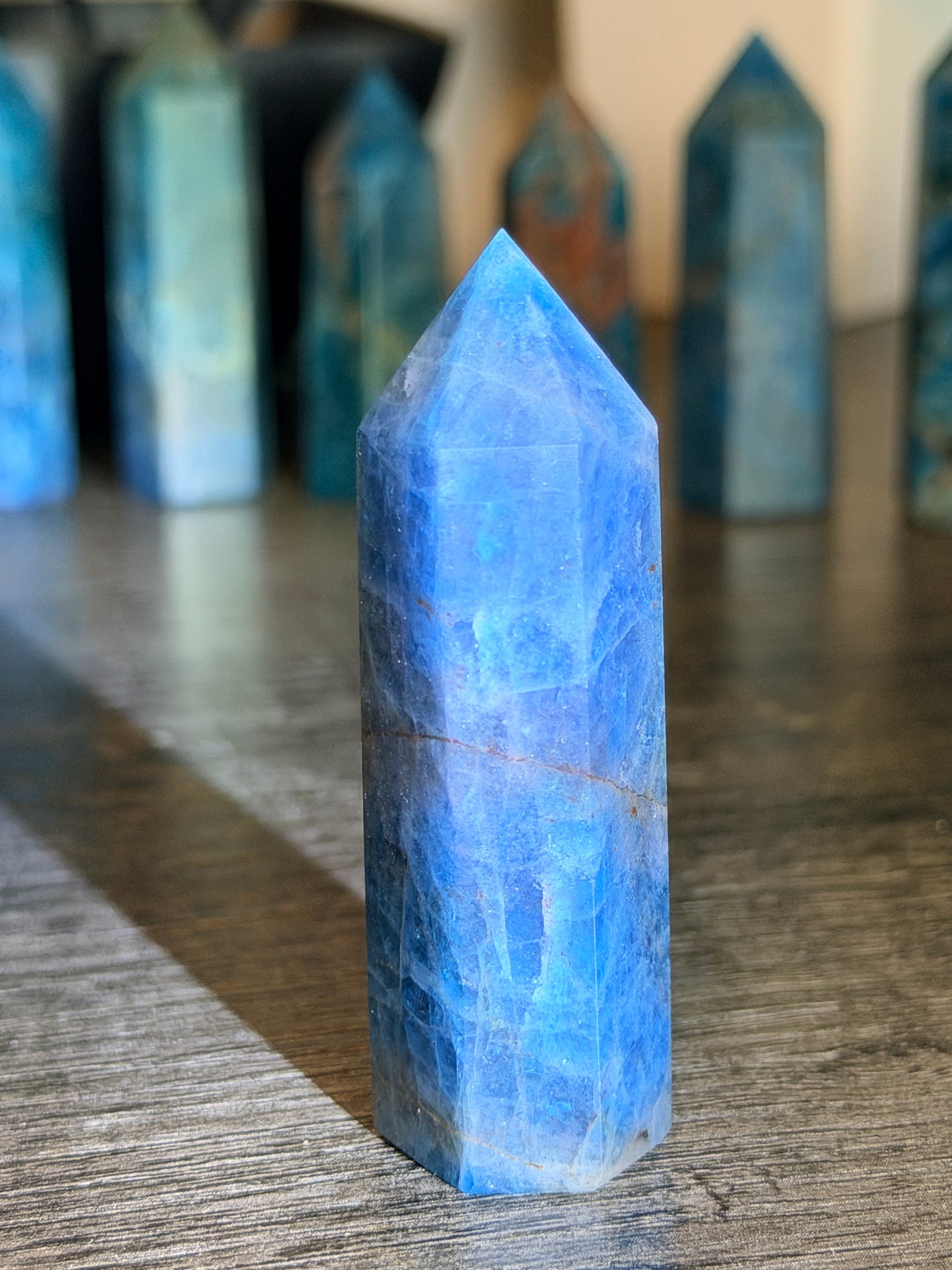 Blue Apatite Tower Style 14