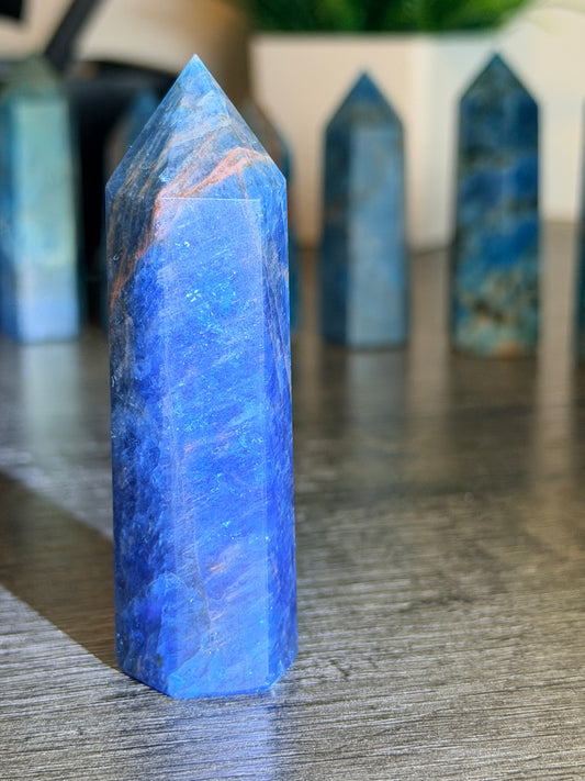 Blue Apatite Tower Style 15