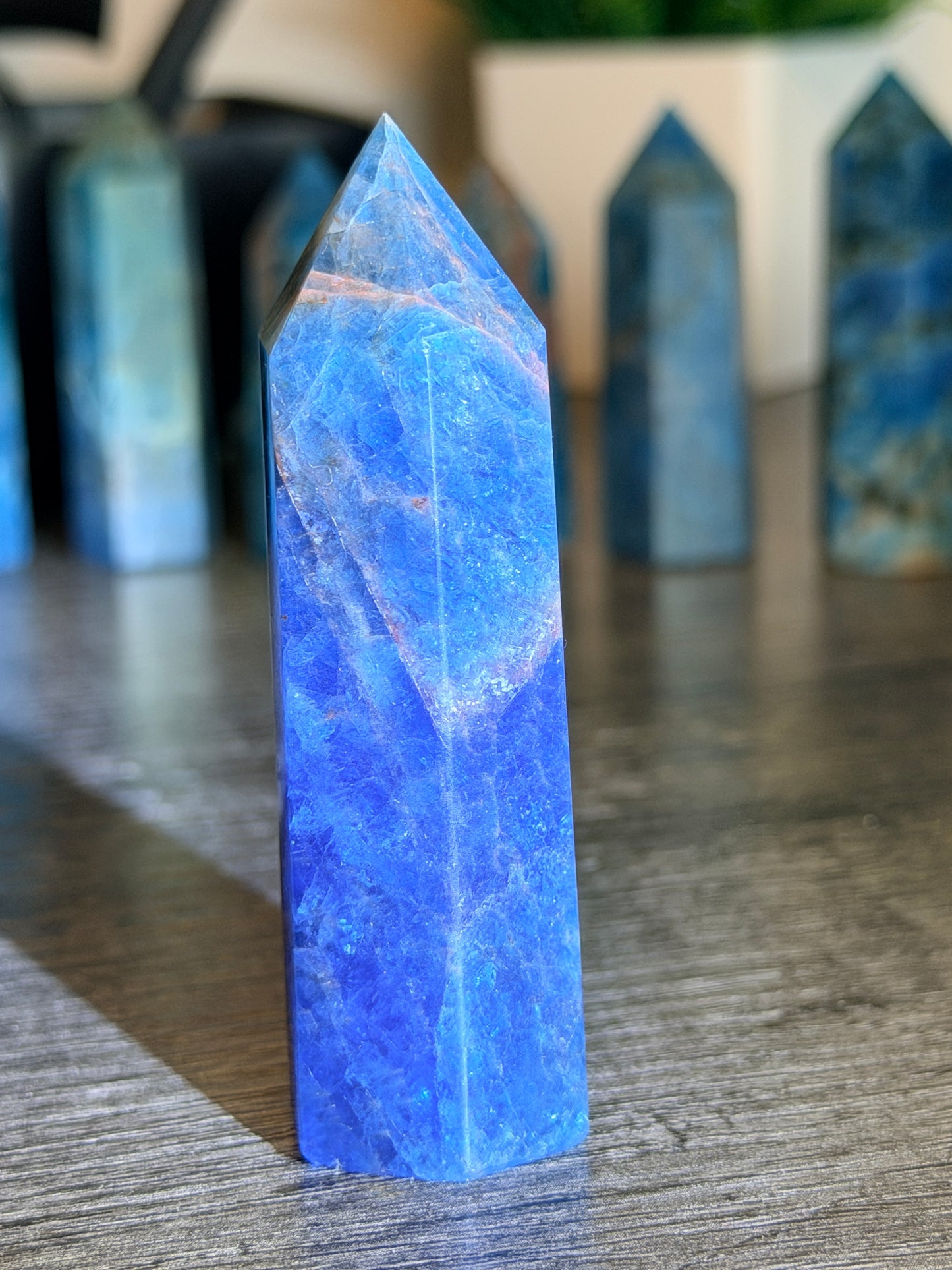 Blue Apatite Tower Style 15
