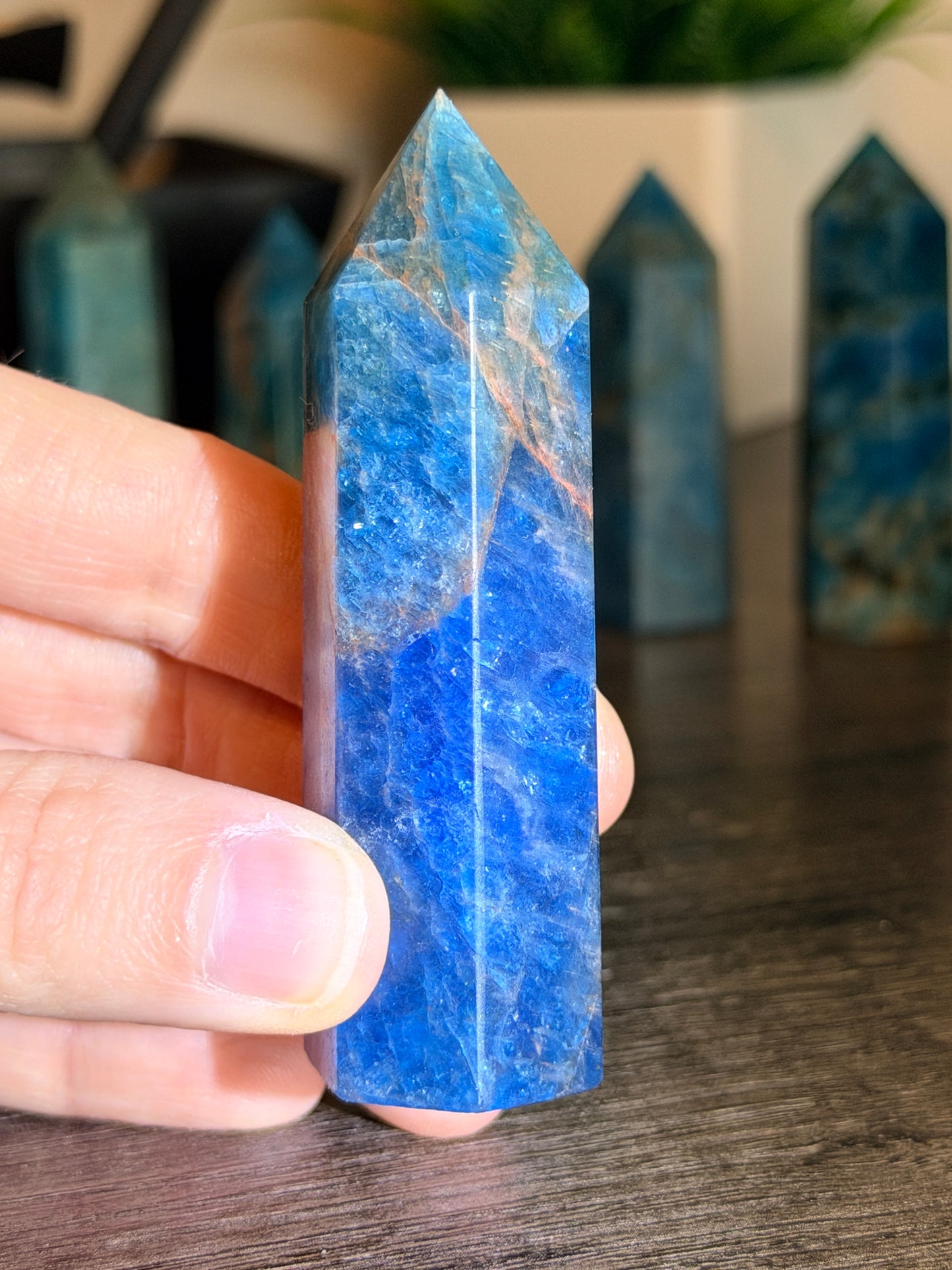 Blue Apatite Tower Style 15