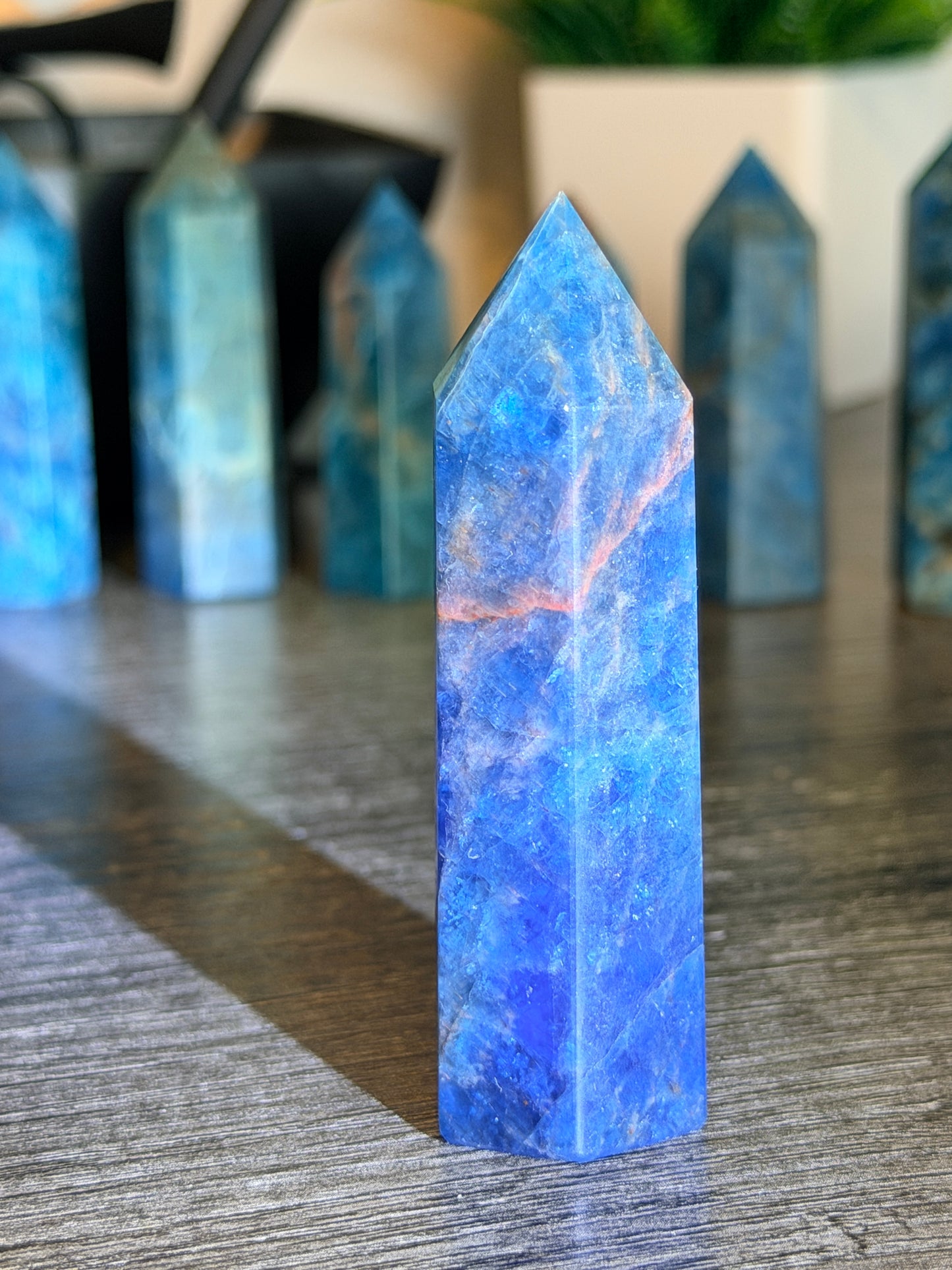 Blue Apatite Tower Style 15