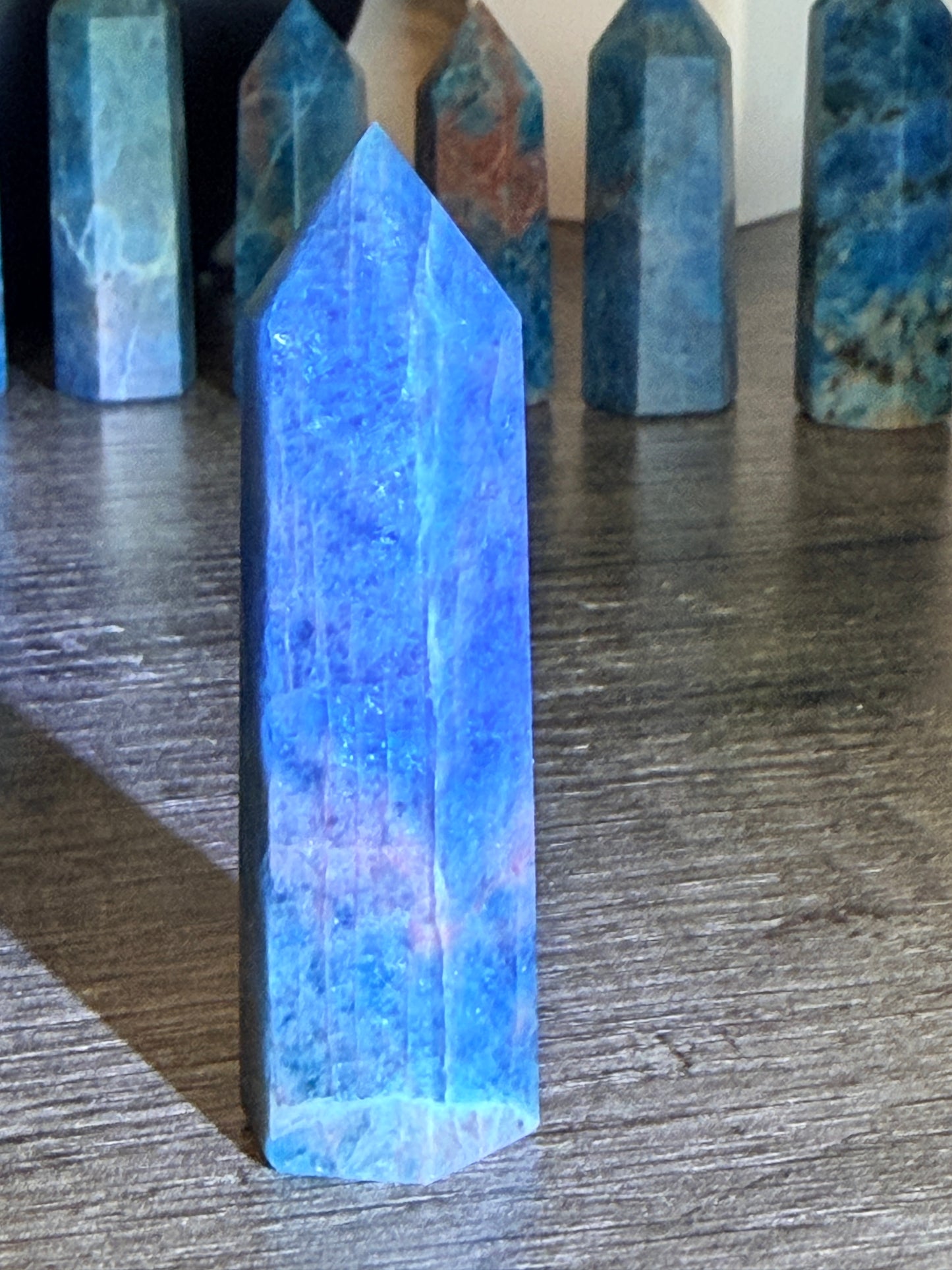 Blue Apatite Tower Style 16