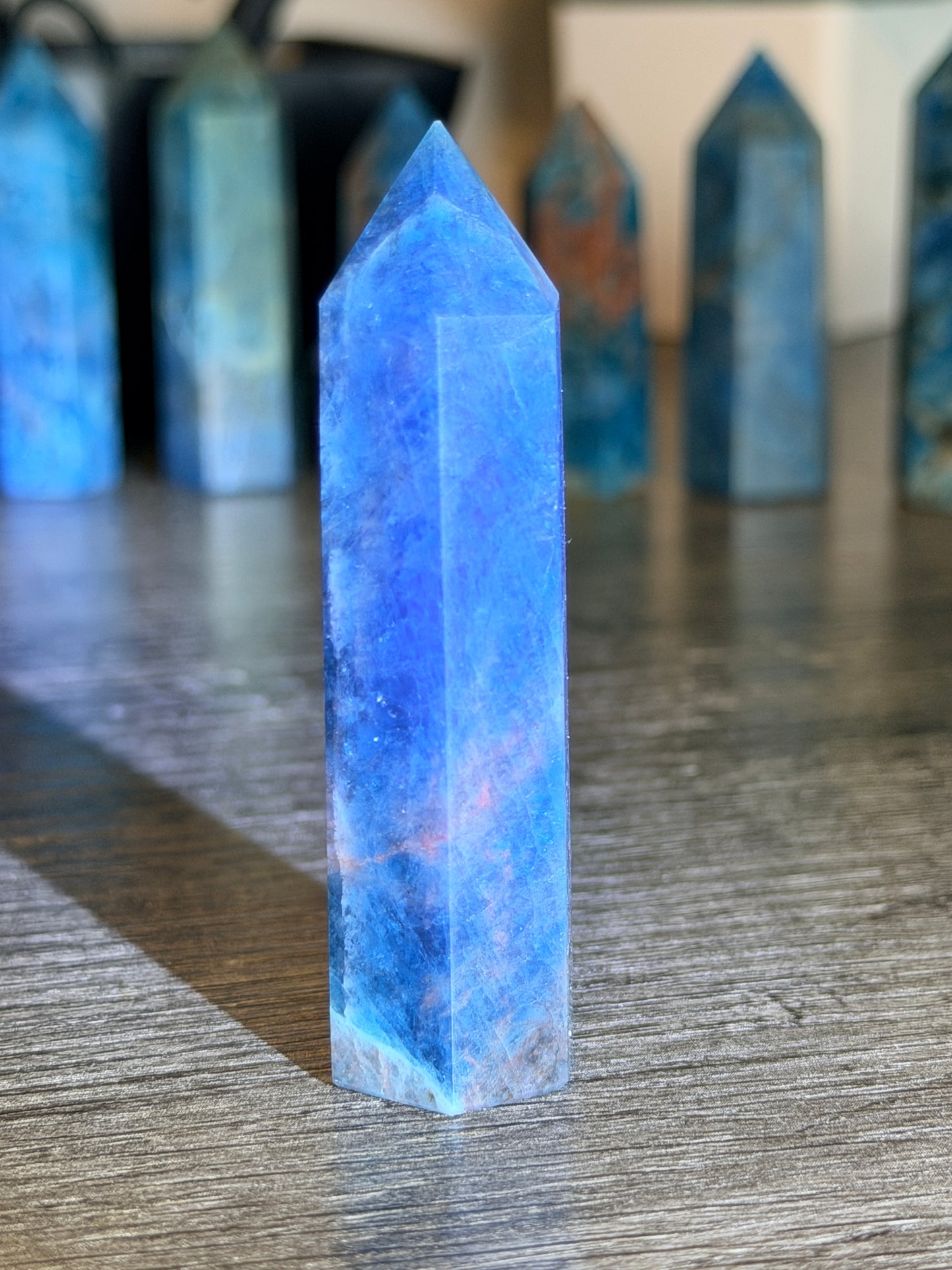 Blue Apatite Tower Style 16