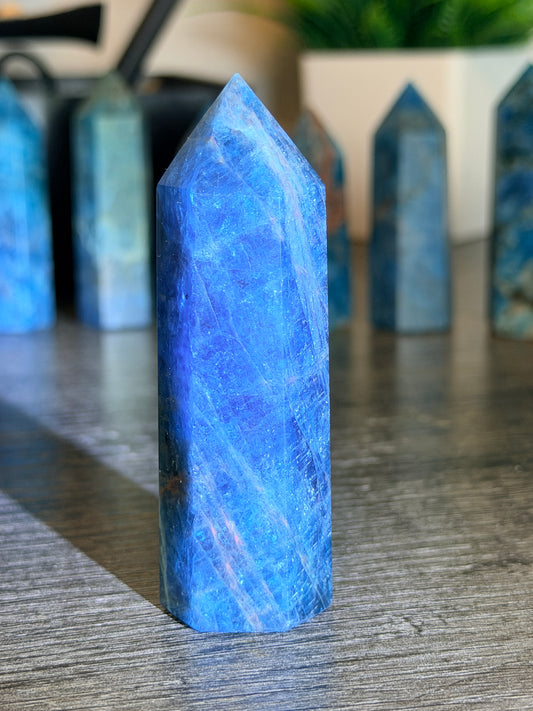 Blue Apatite Tower Style 17