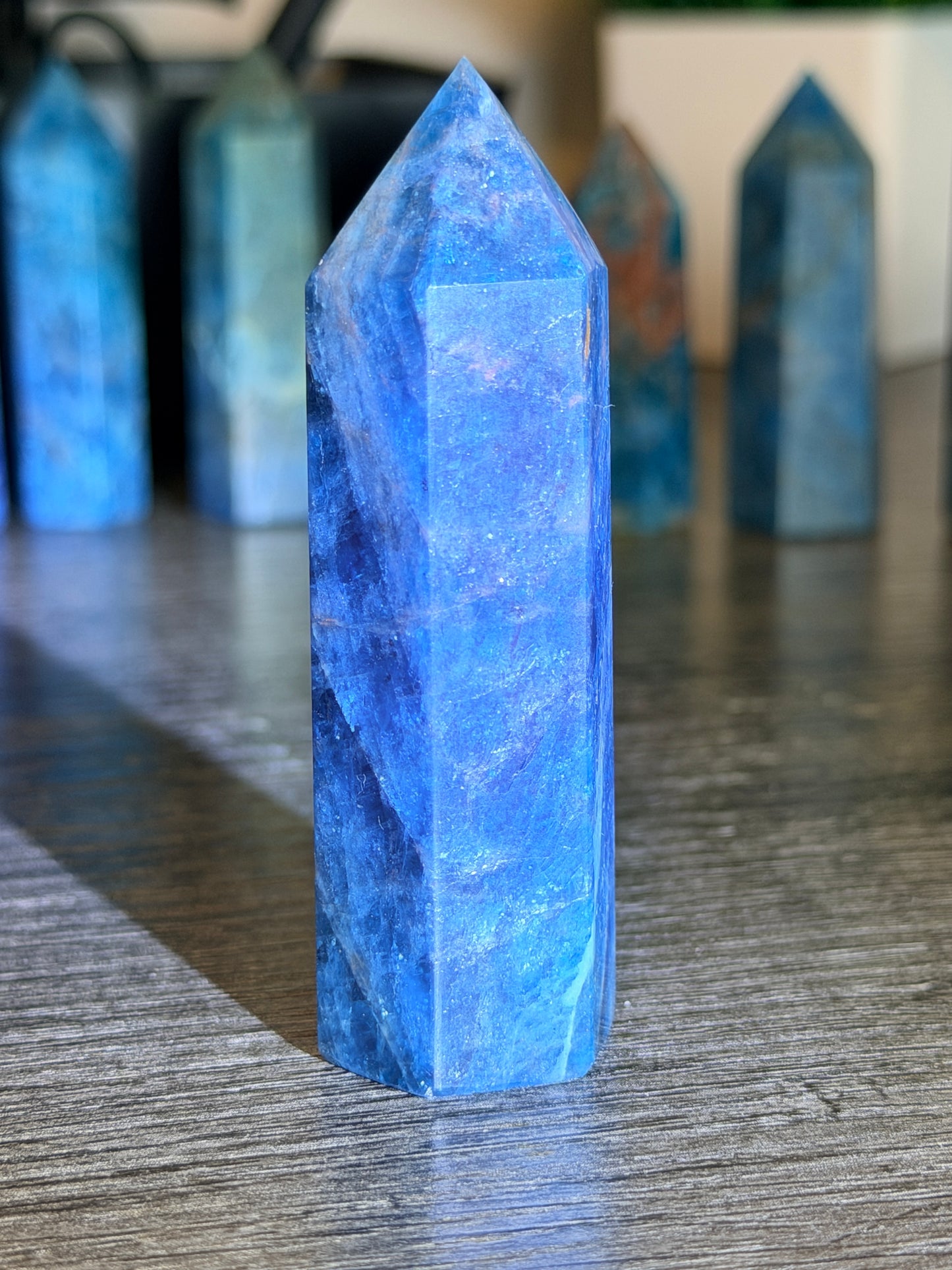 Blue Apatite Tower Style 17