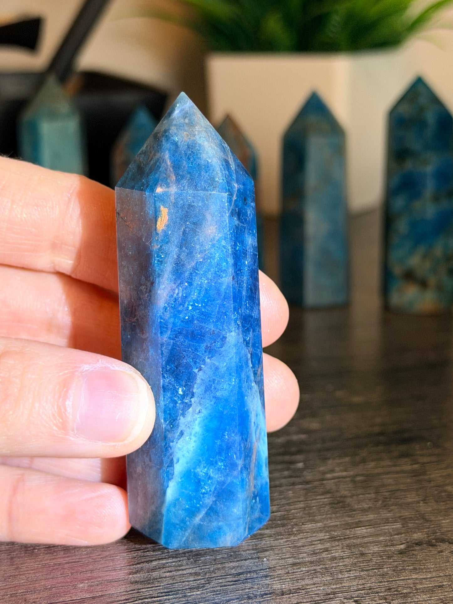 Blue Apatite Tower Style 17