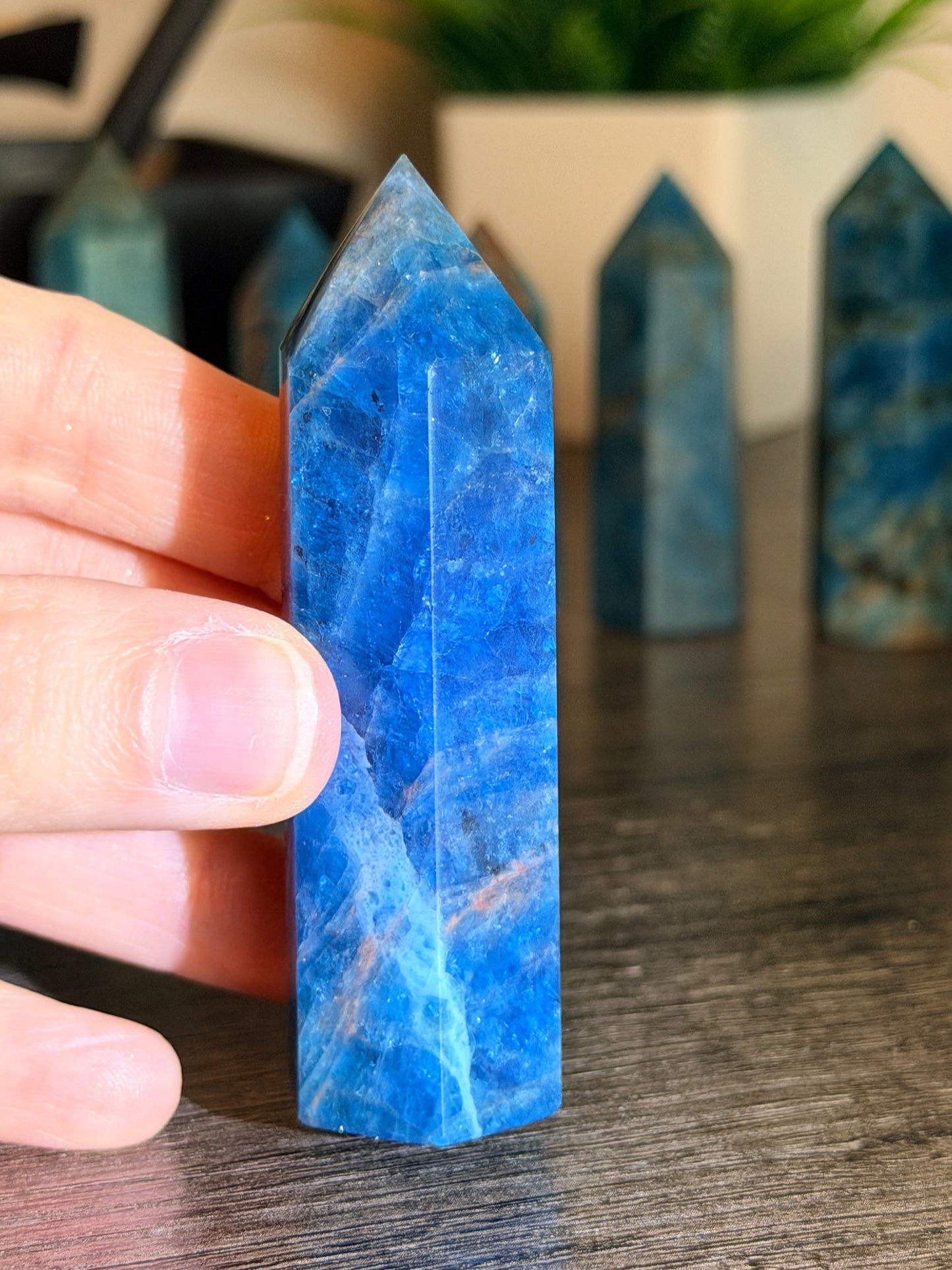 Blue Apatite Tower Style 17