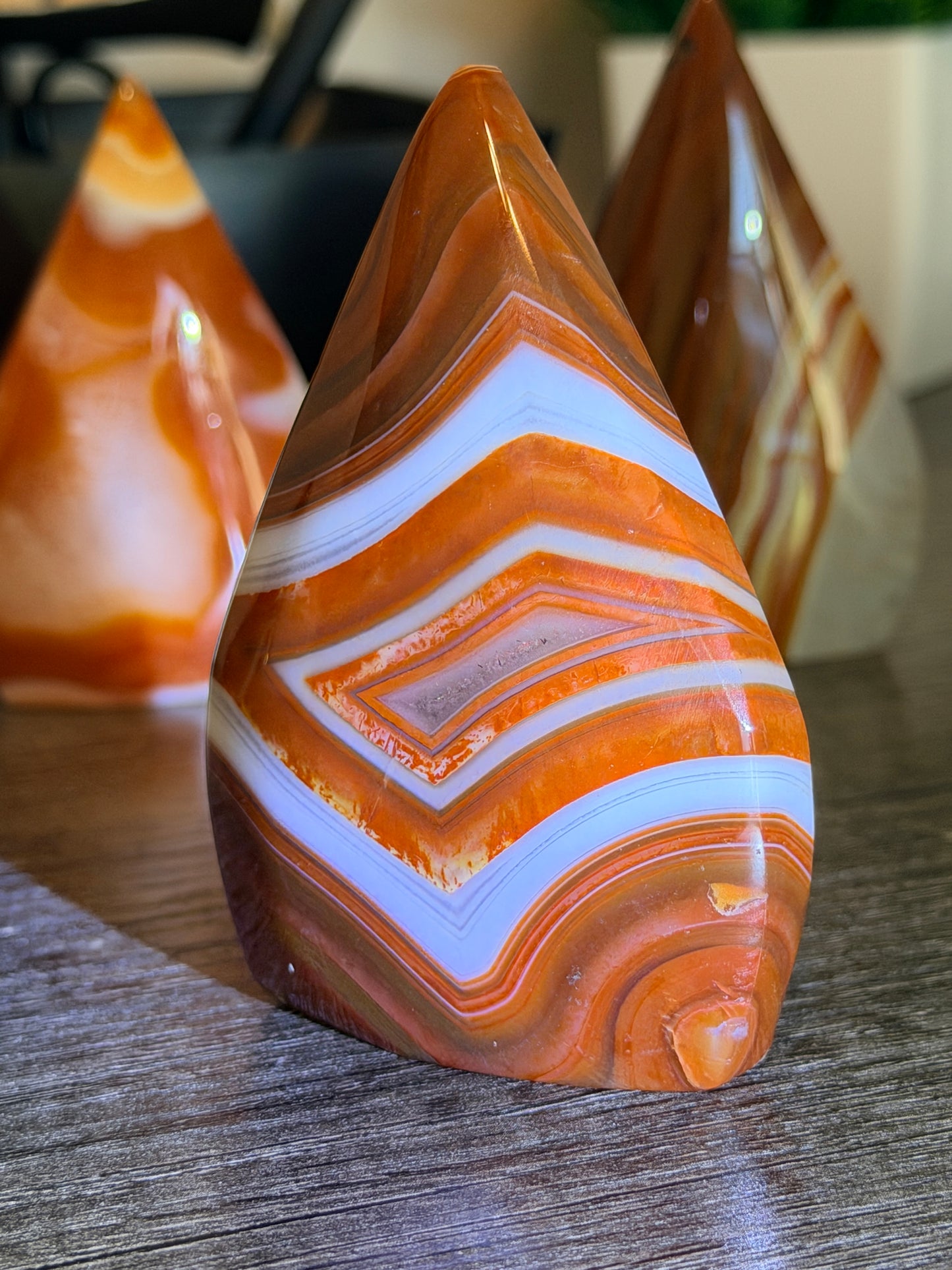 Carnelian Mixed Quartz Freeform Style 6