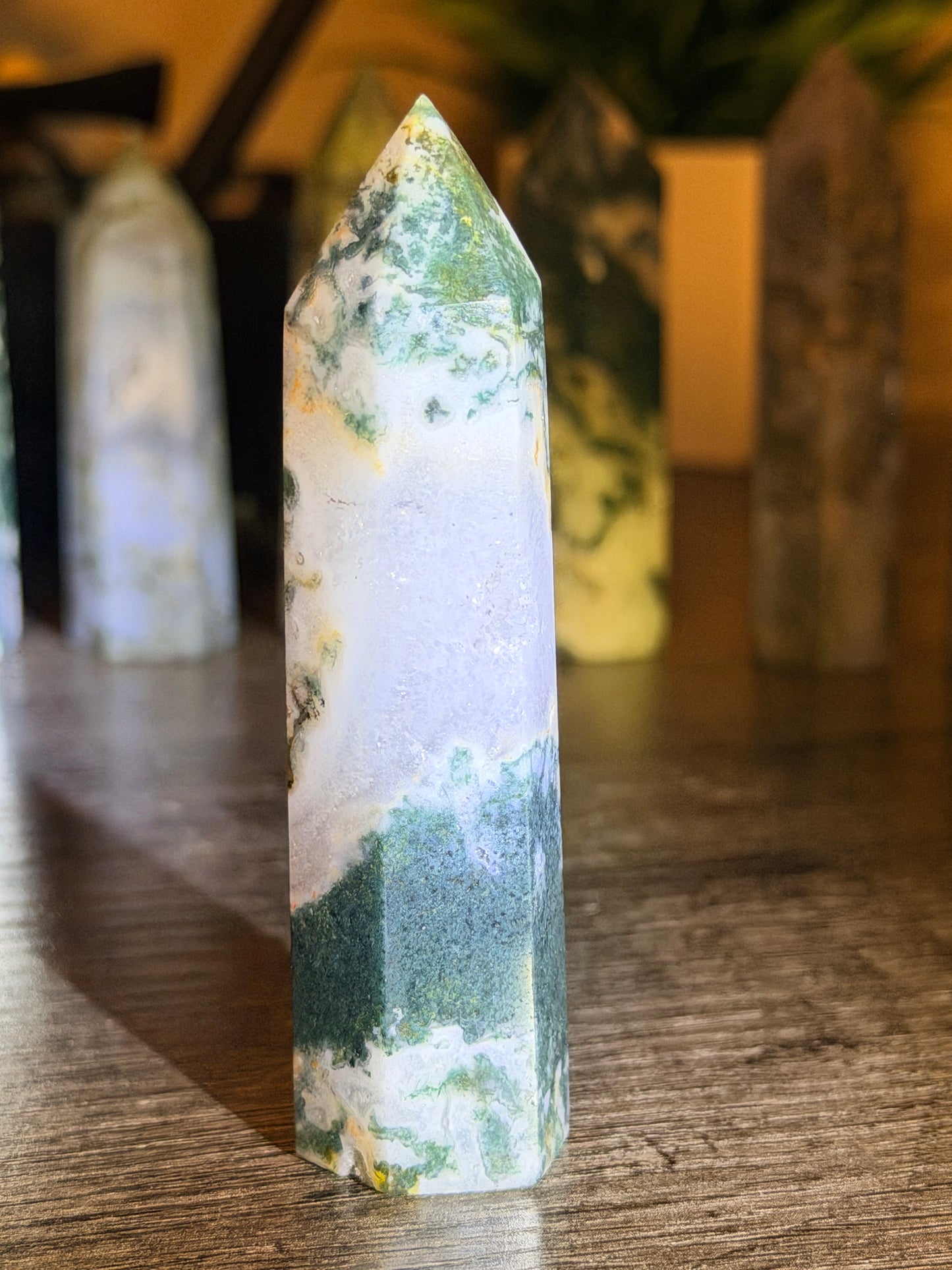 Moss Agate Tower Style 1