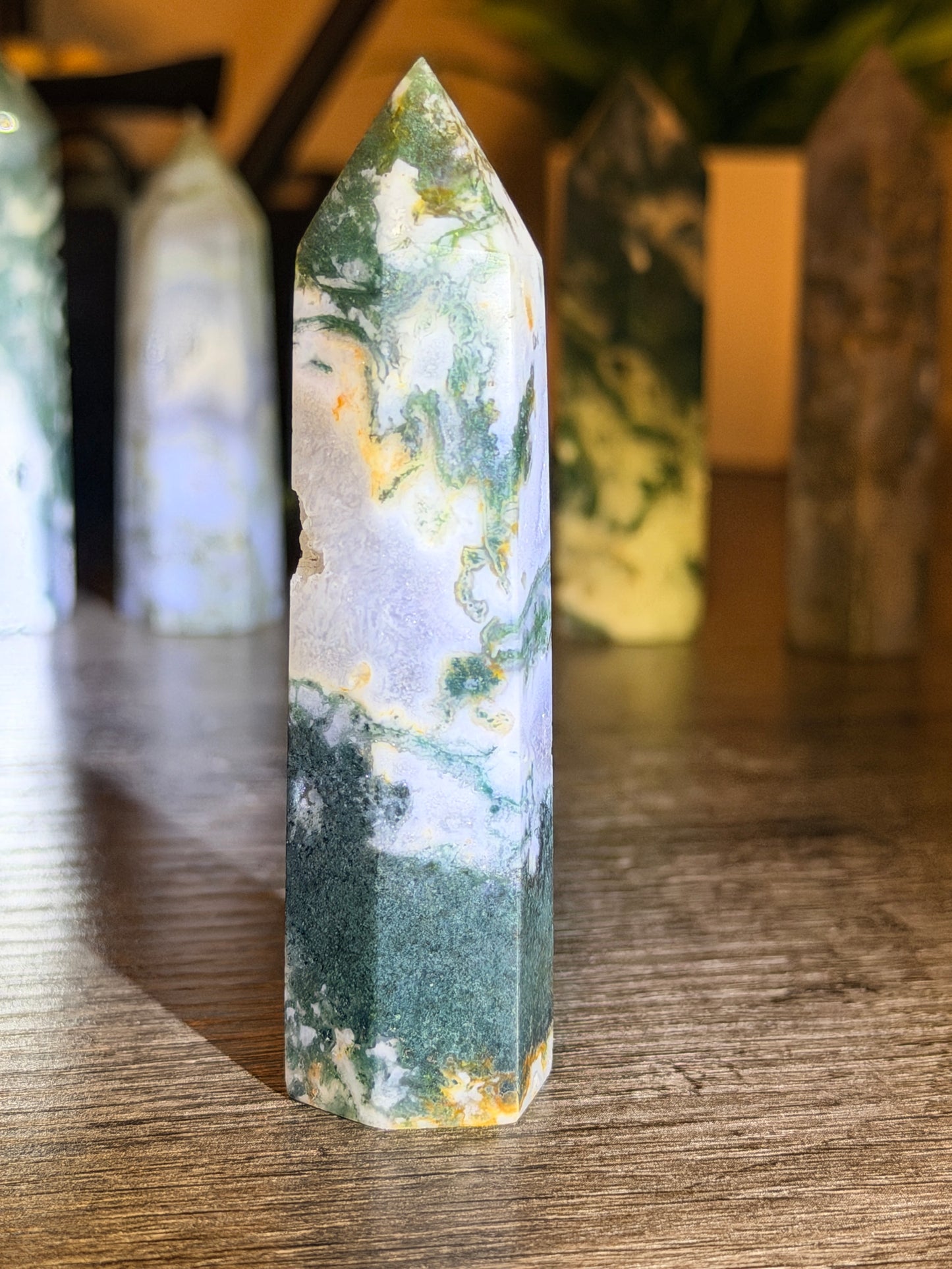 Moss Agate Tower Style 1