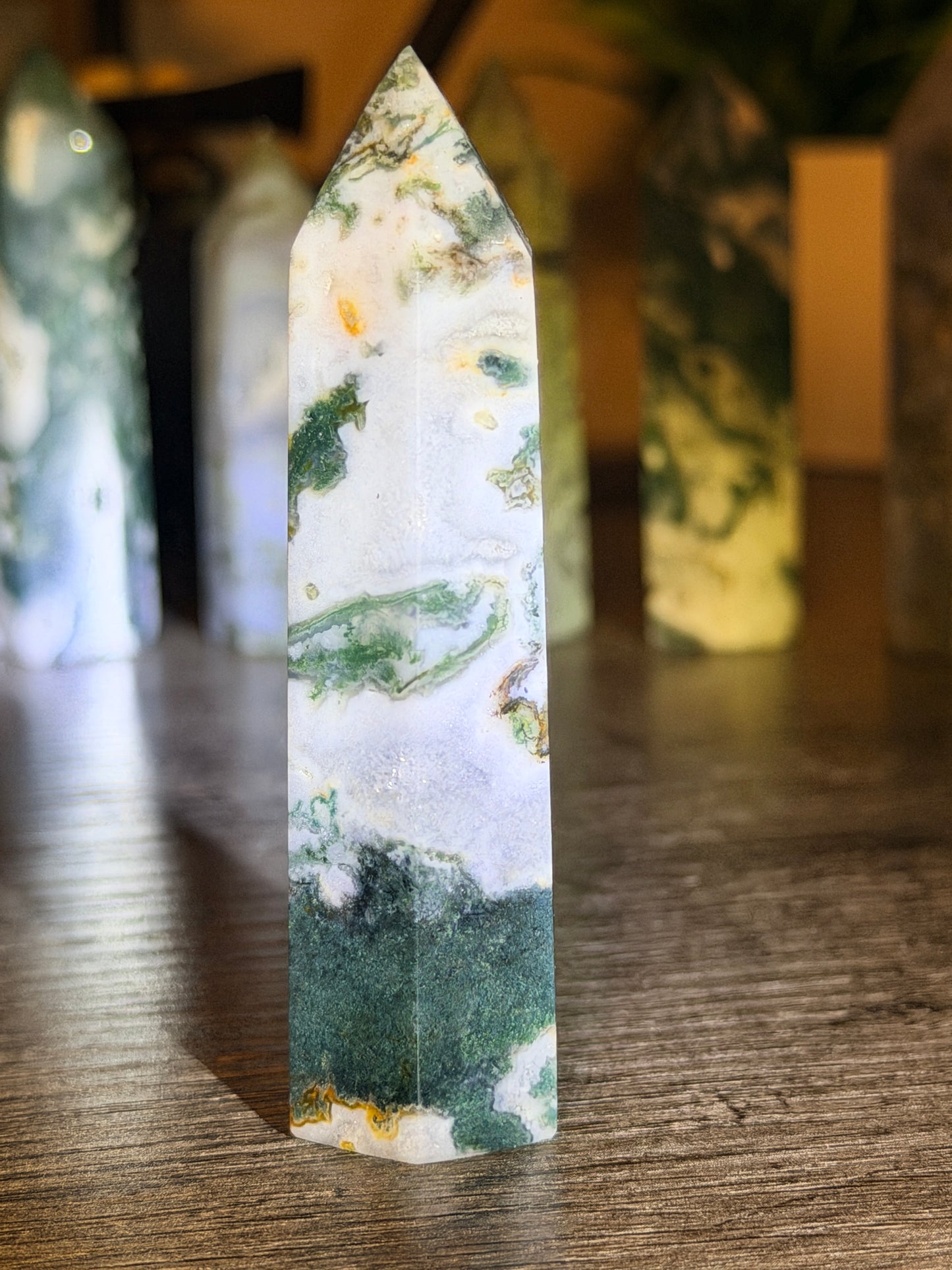 Moss Agate Tower Style 1