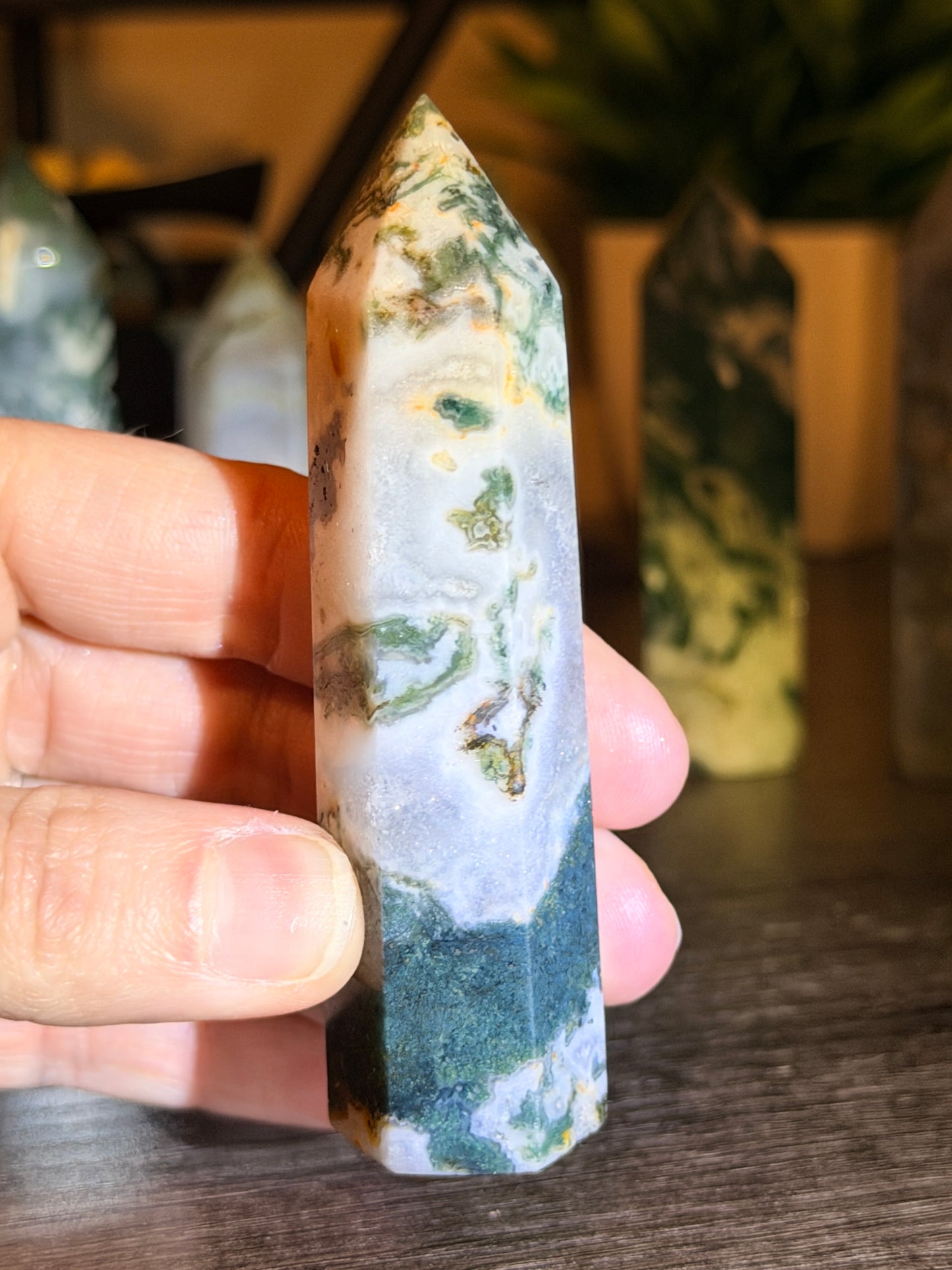 Moss Agate Tower Style 1