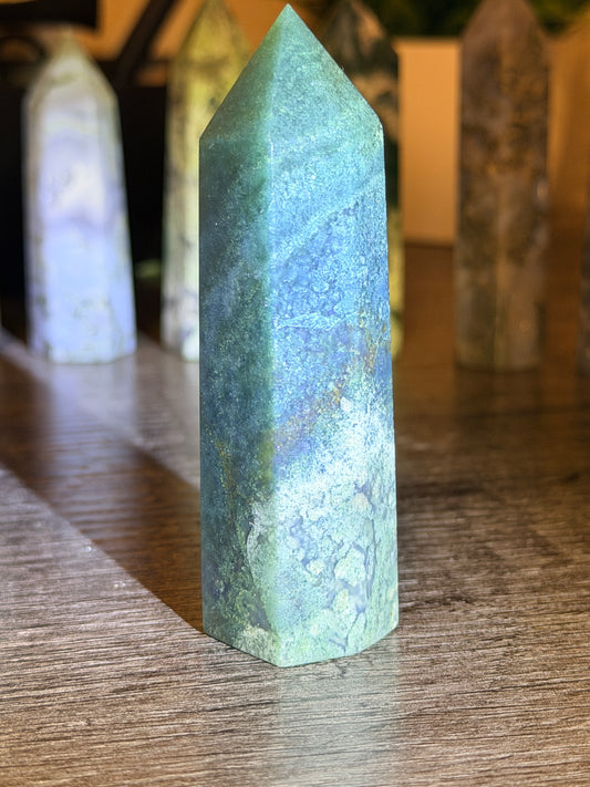 Moss Agate Tower Style 2