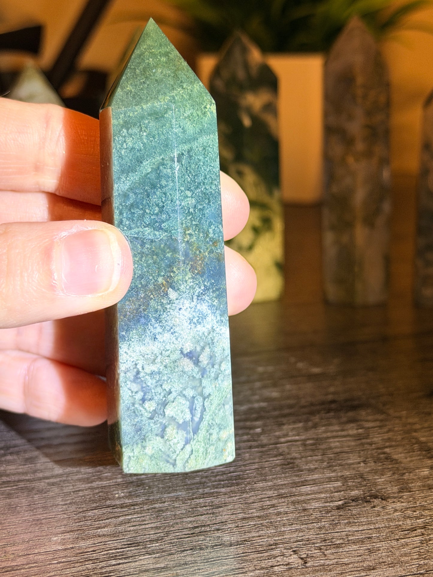 Moss Agate Tower Style 2