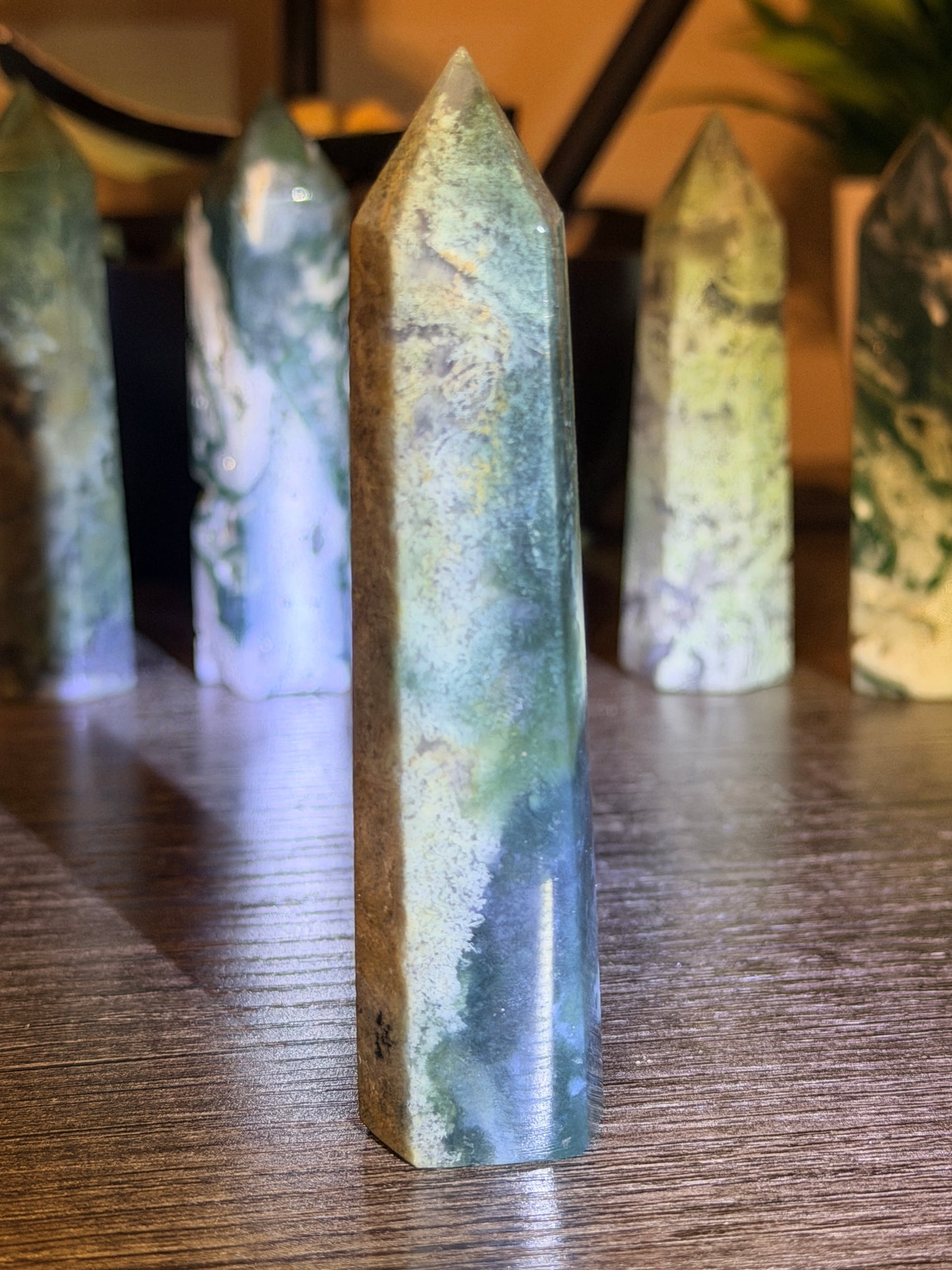 Moss Agate Tower Style 3