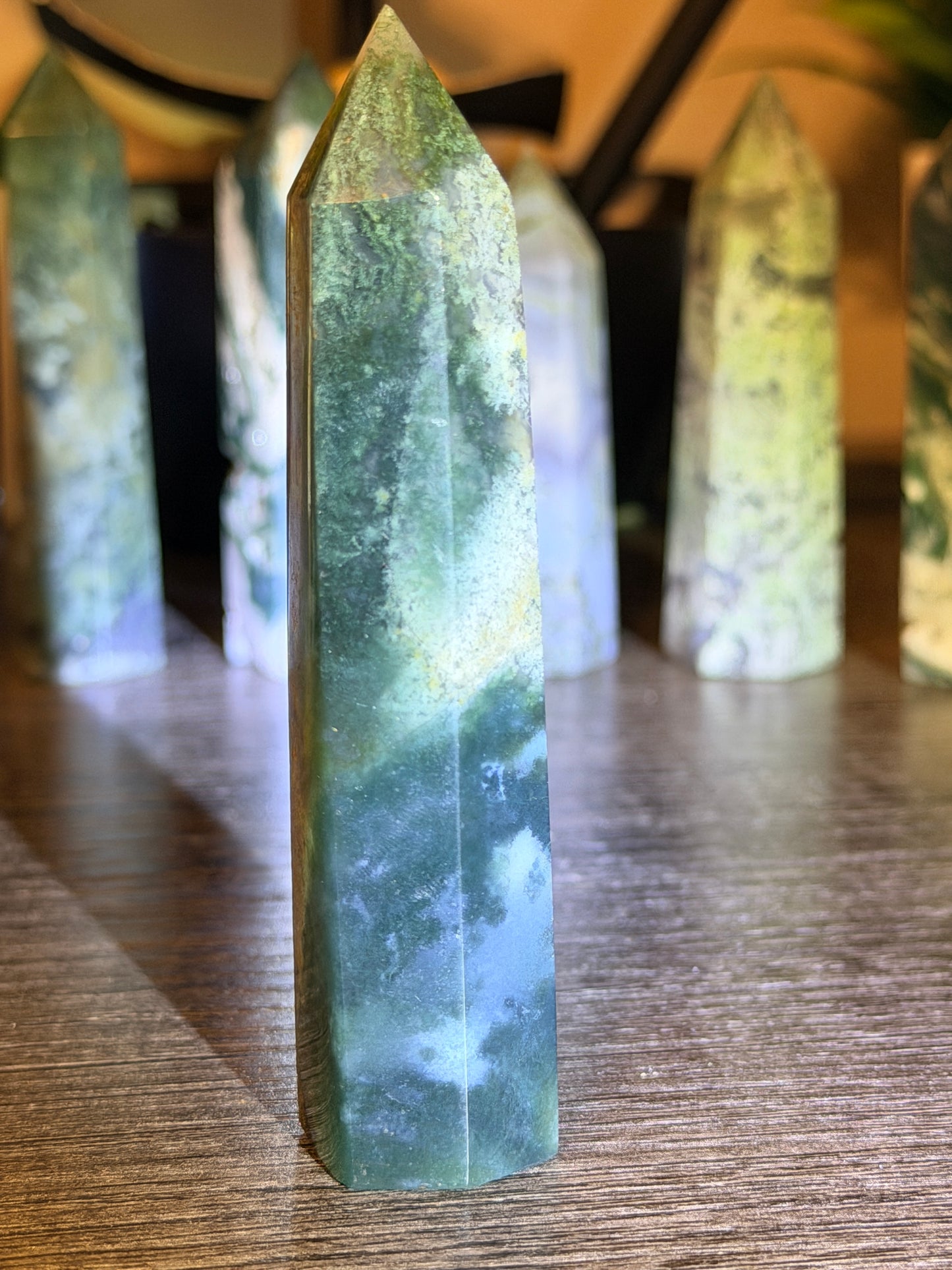 Moss Agate Tower Style 3