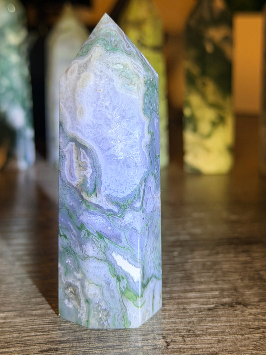 Moss Agate Tower Style 4