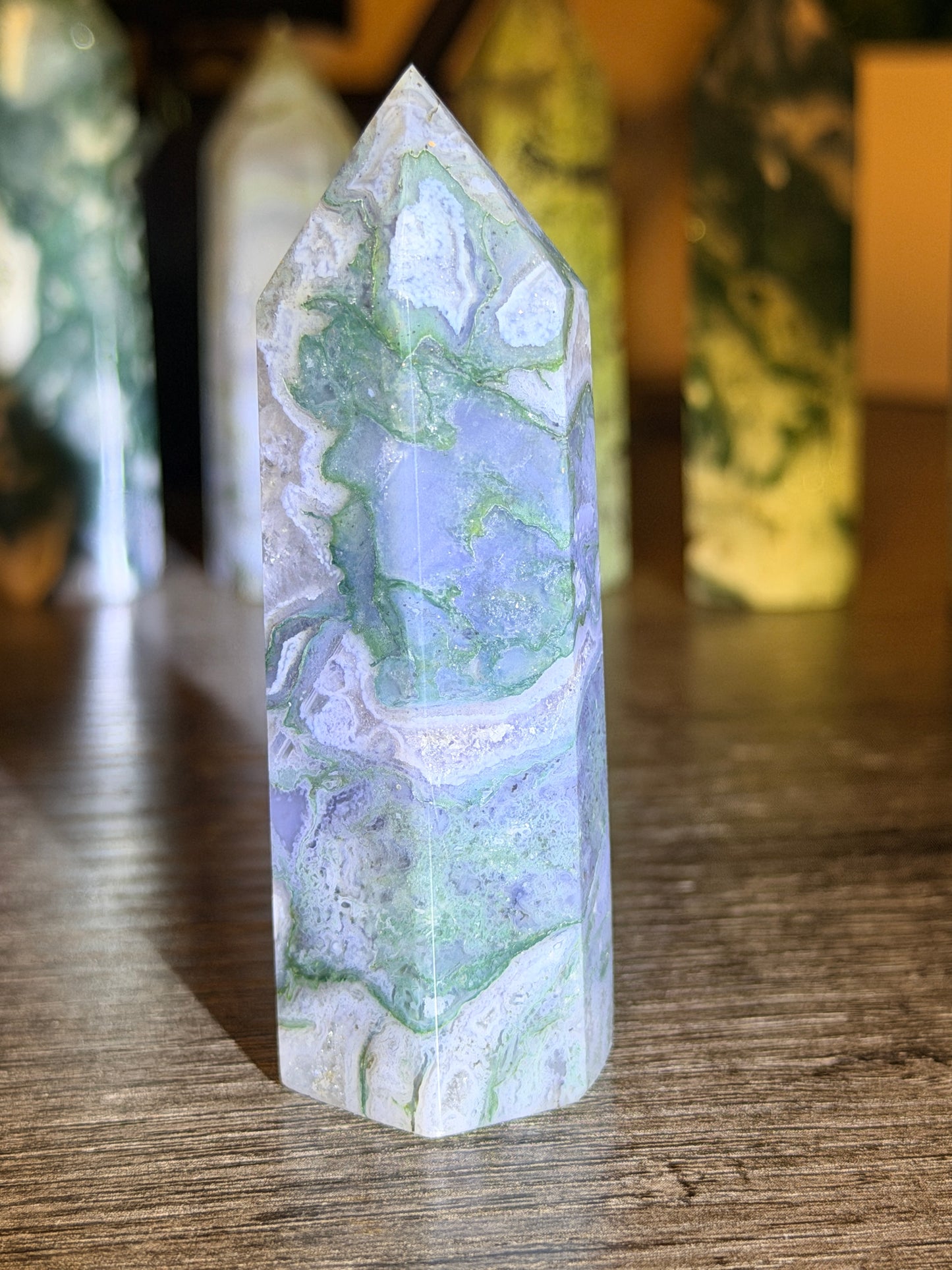 Moss Agate Tower Style 4