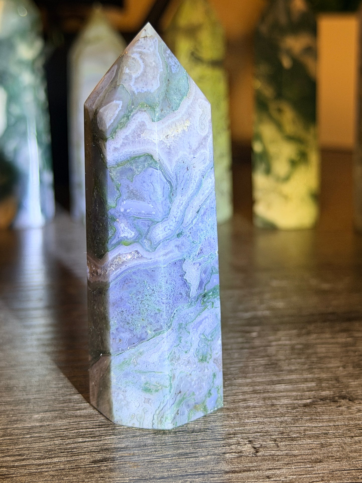 Moss Agate Tower Style 4