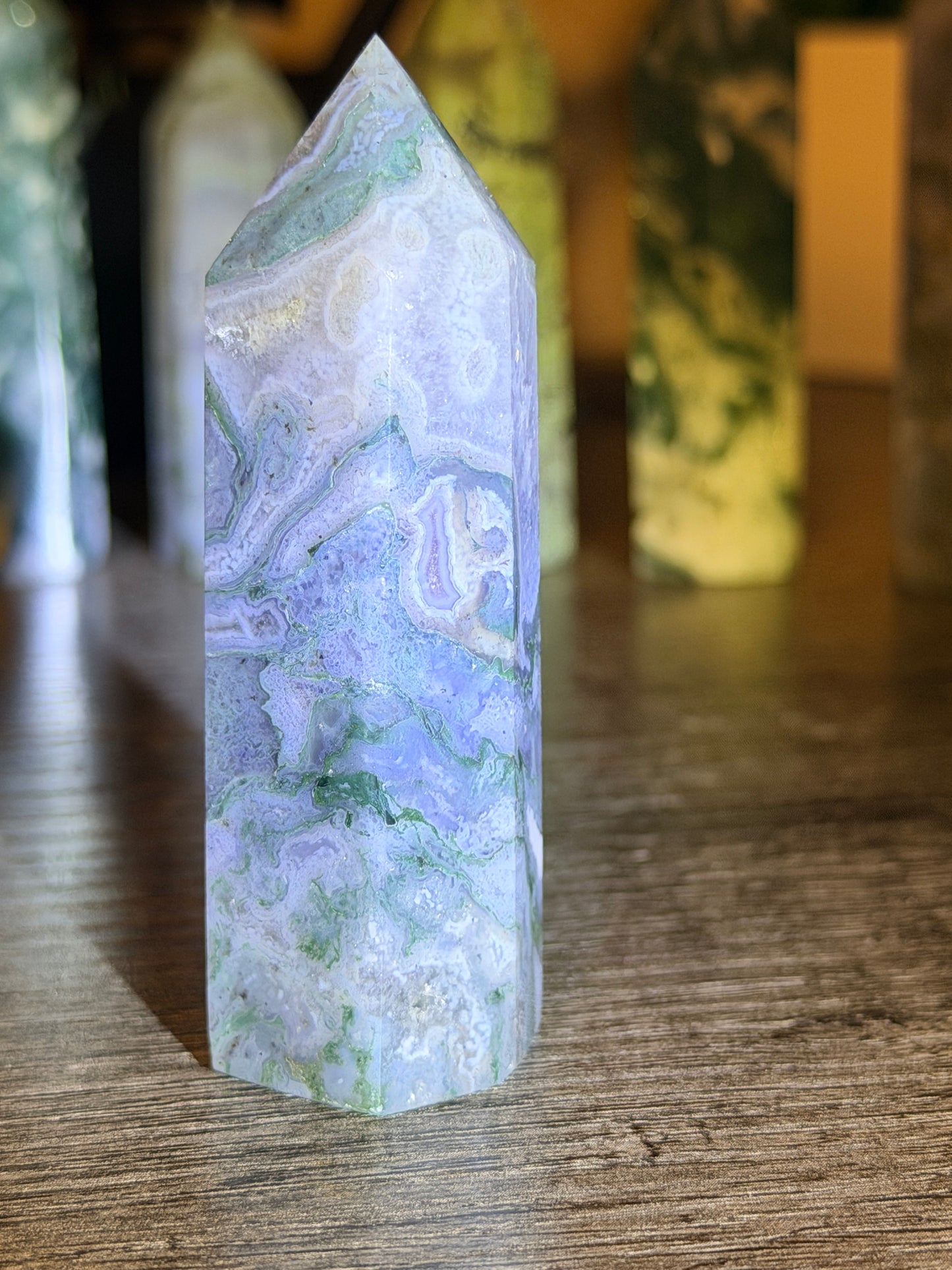 Moss Agate Tower Style 4