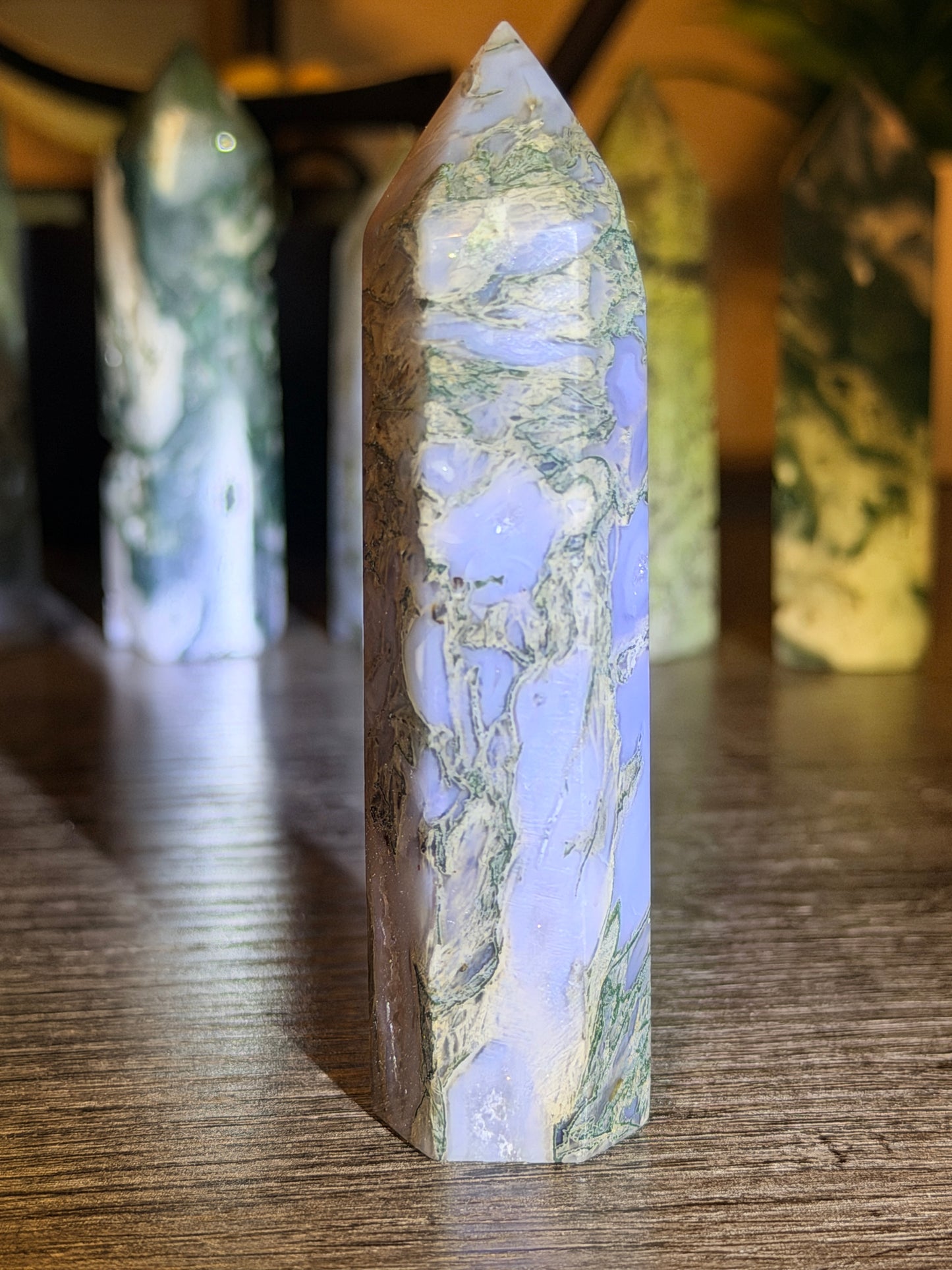 Moss Agate Tower Style 5
