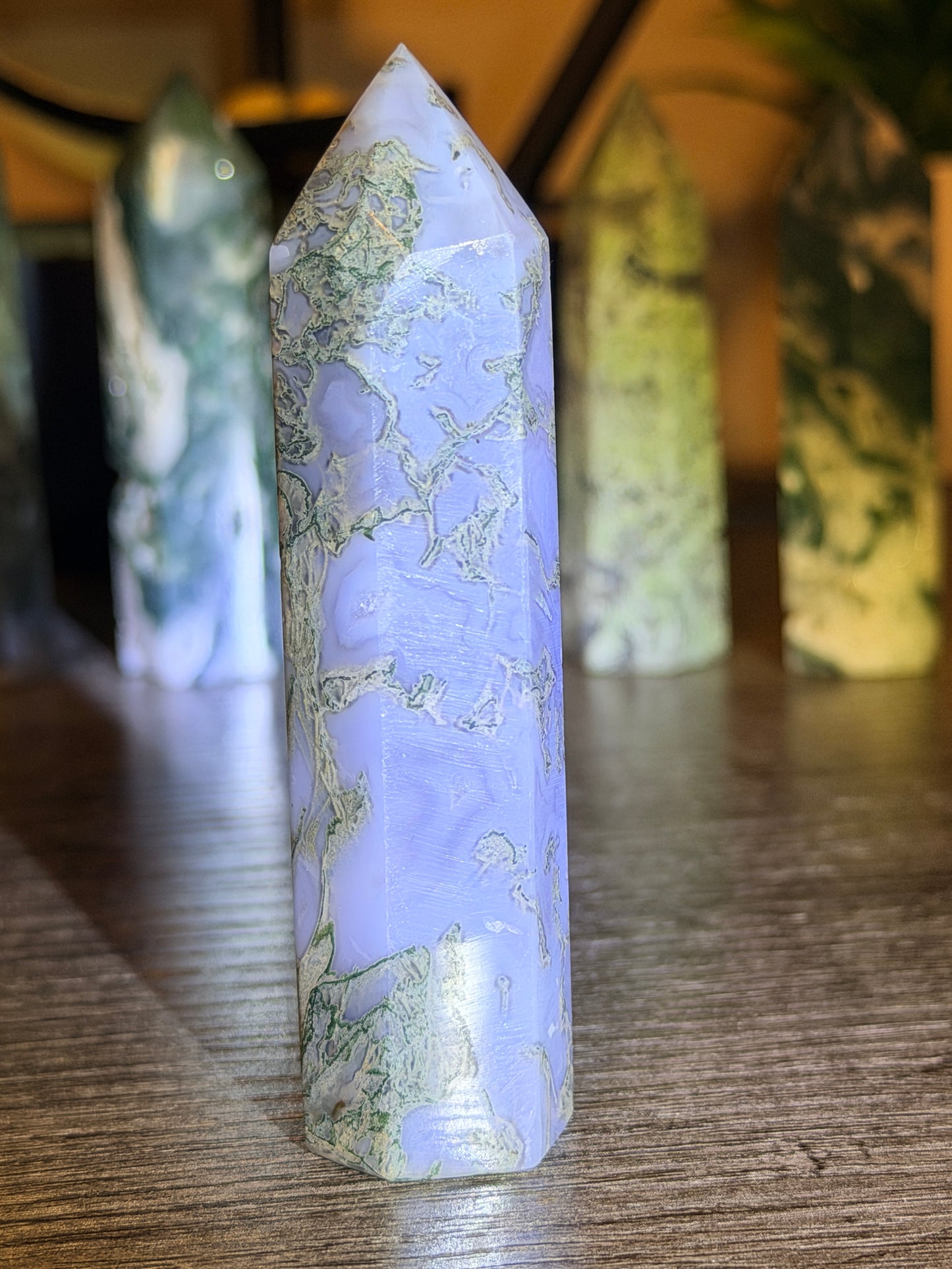 Moss Agate Tower Style 5