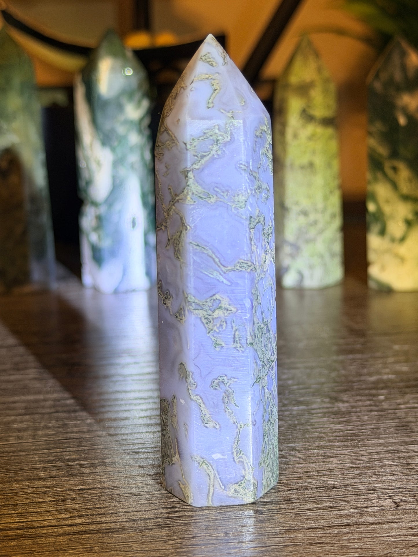 Moss Agate Tower Style 5