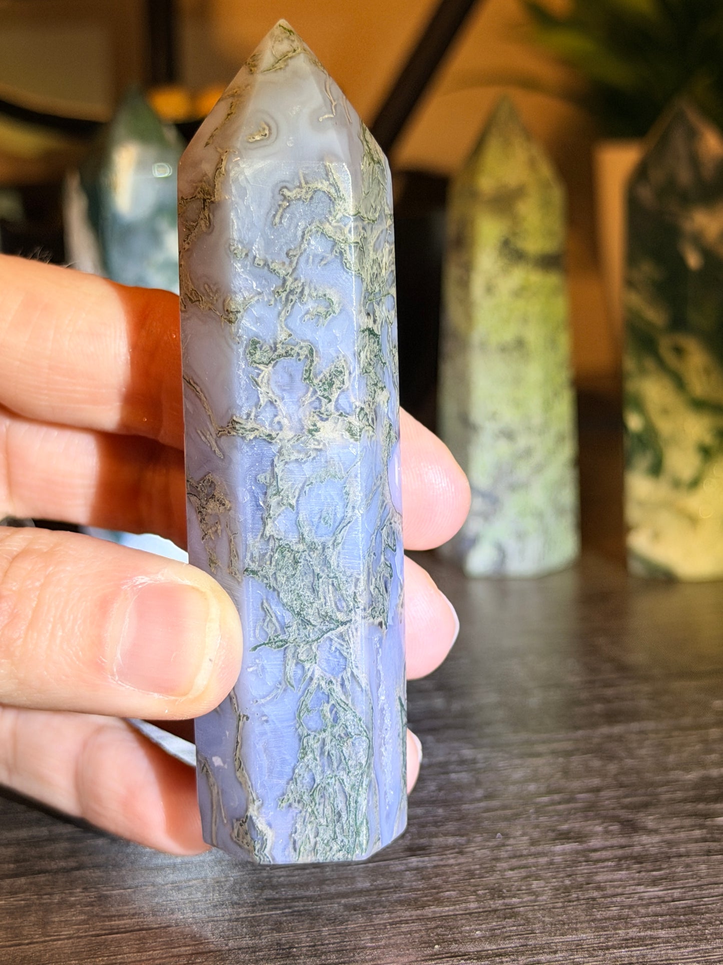 Moss Agate Tower Style 5