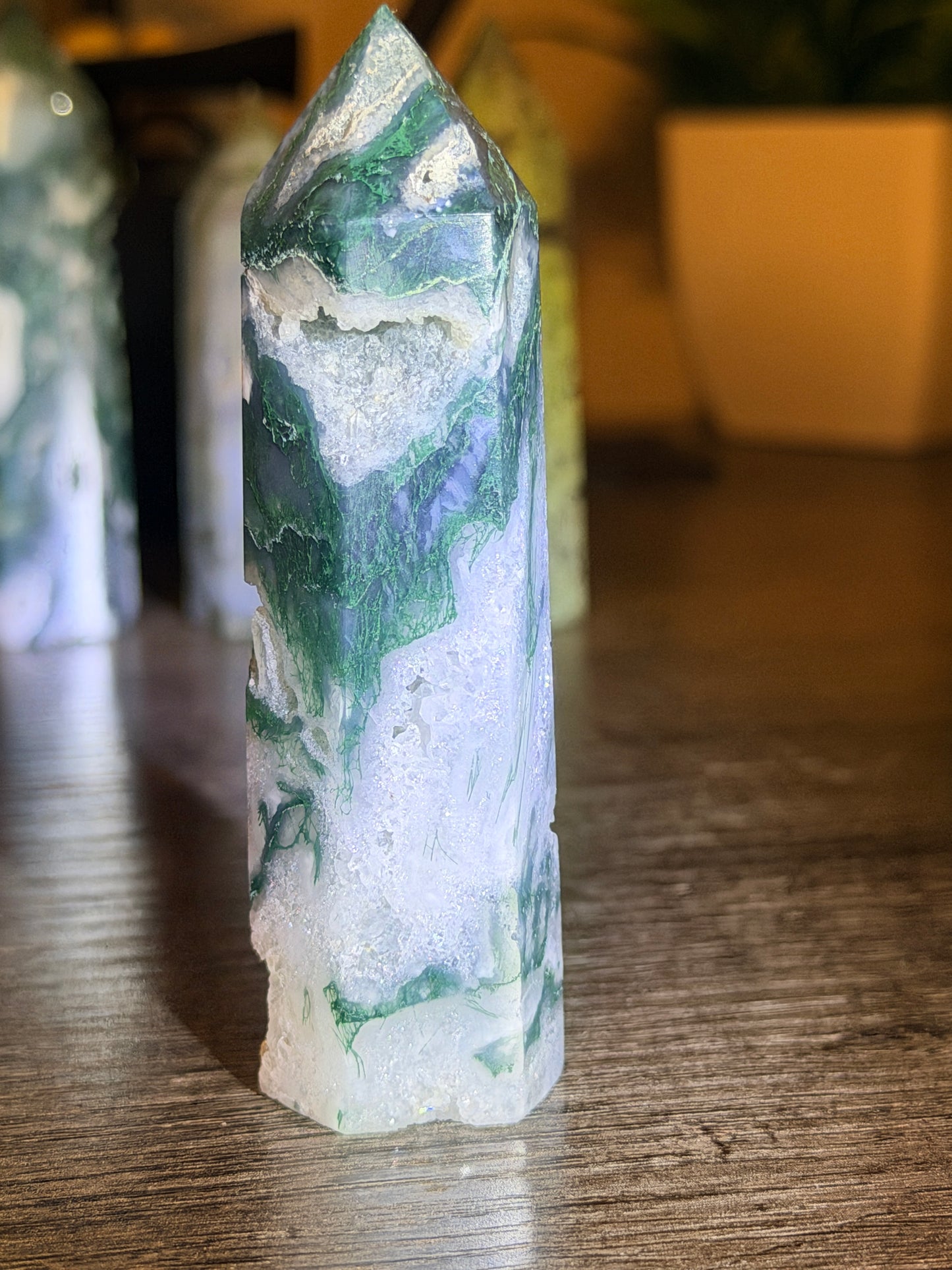 Moss Agate Tower Style 6