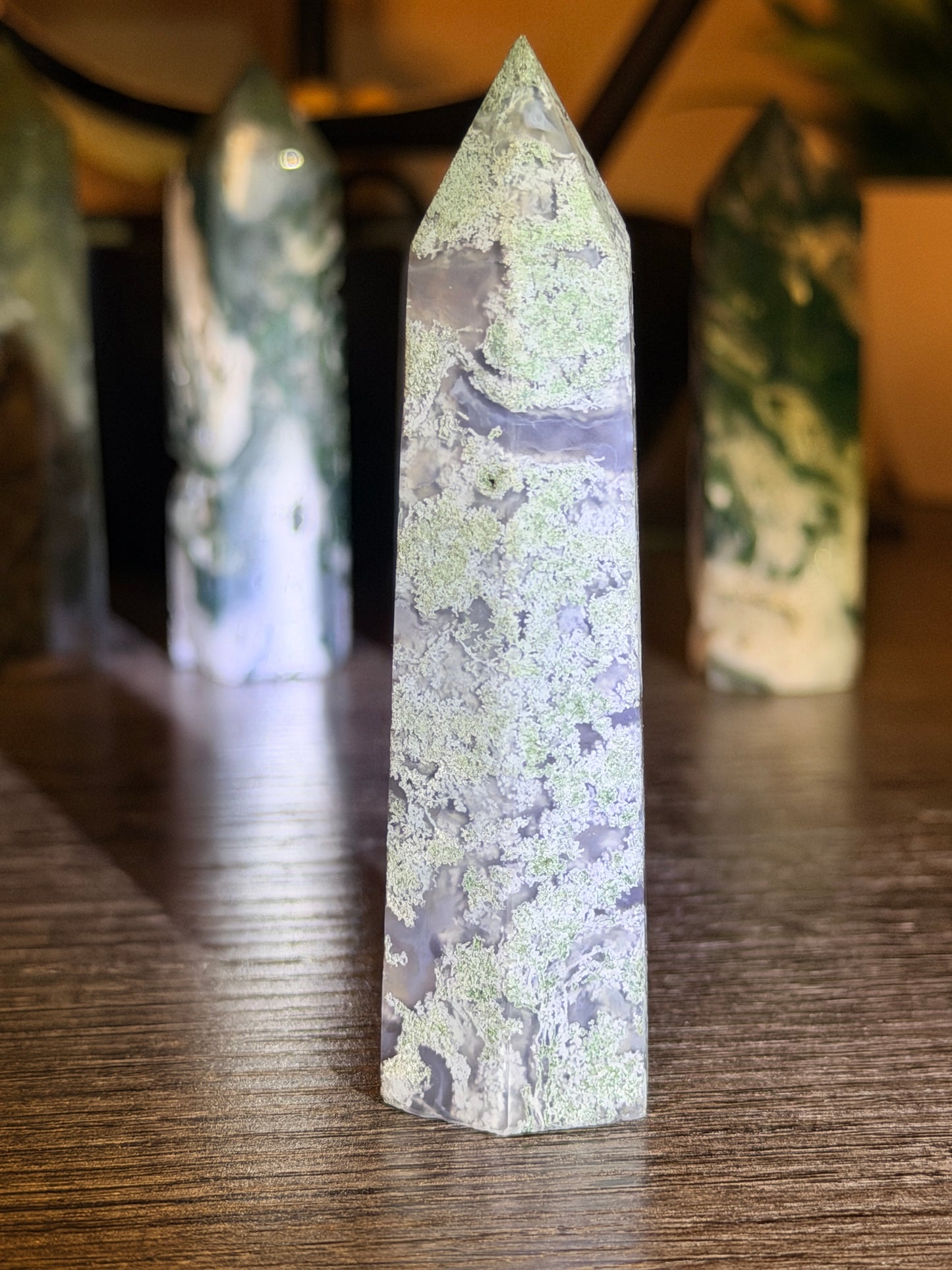 Moss Agate Tower Style 7