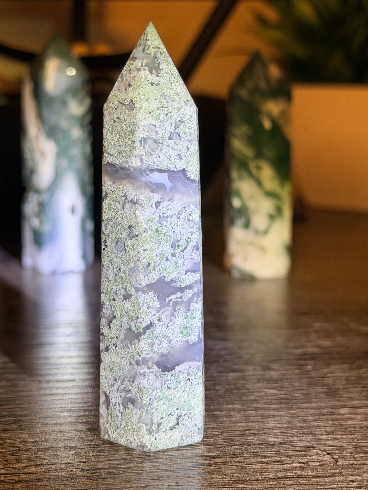 Moss Agate Tower Style 7