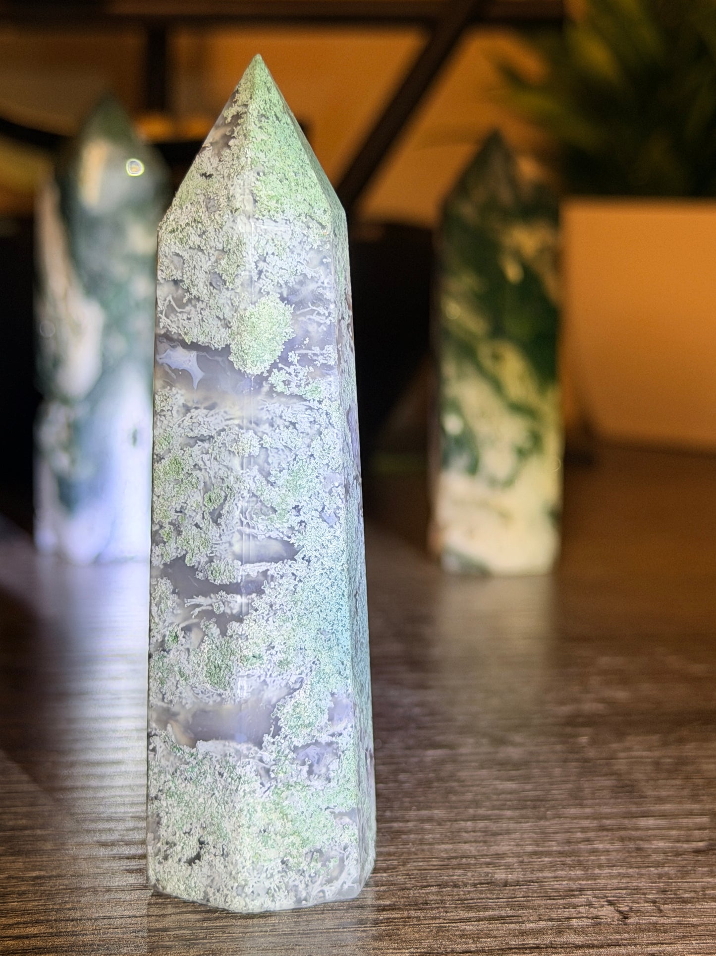 Moss Agate Tower Style 7