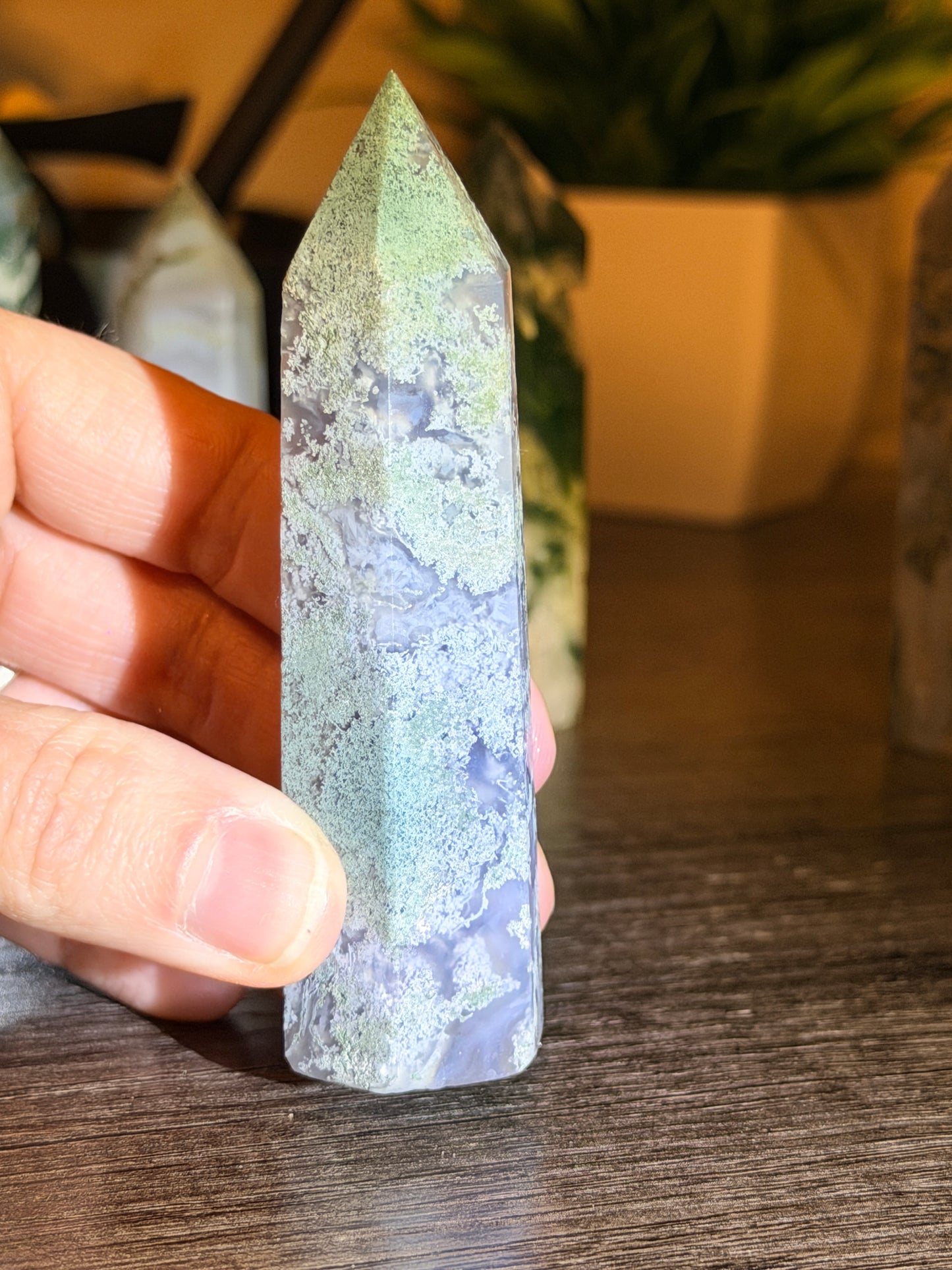 Moss Agate Tower Style 7