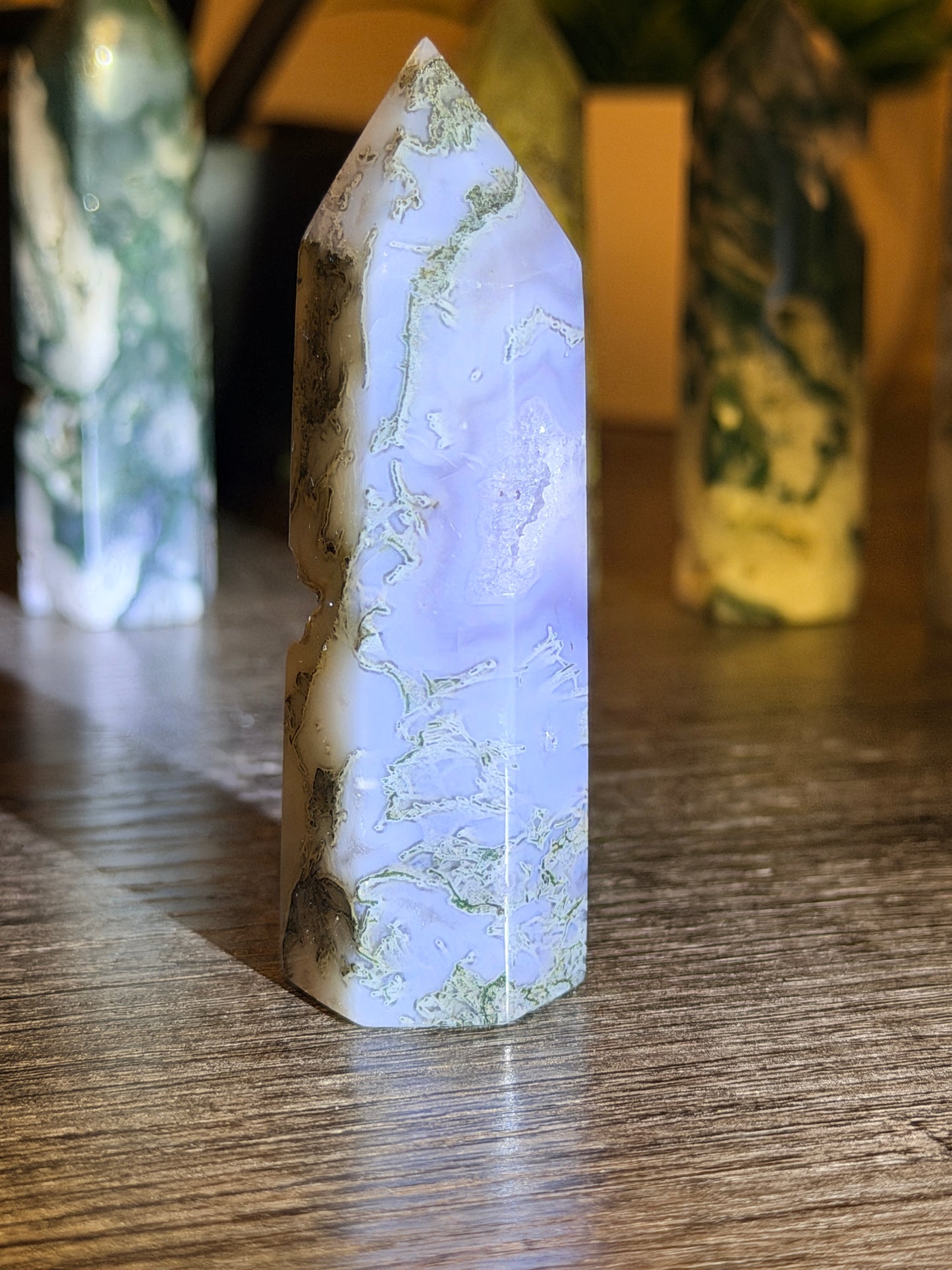 Moss Agate Tower Style 8