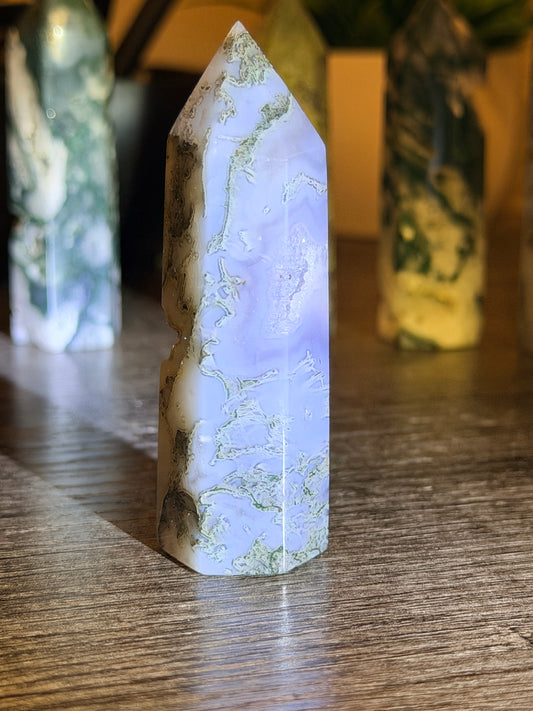 Moss Agate Tower Style 8
