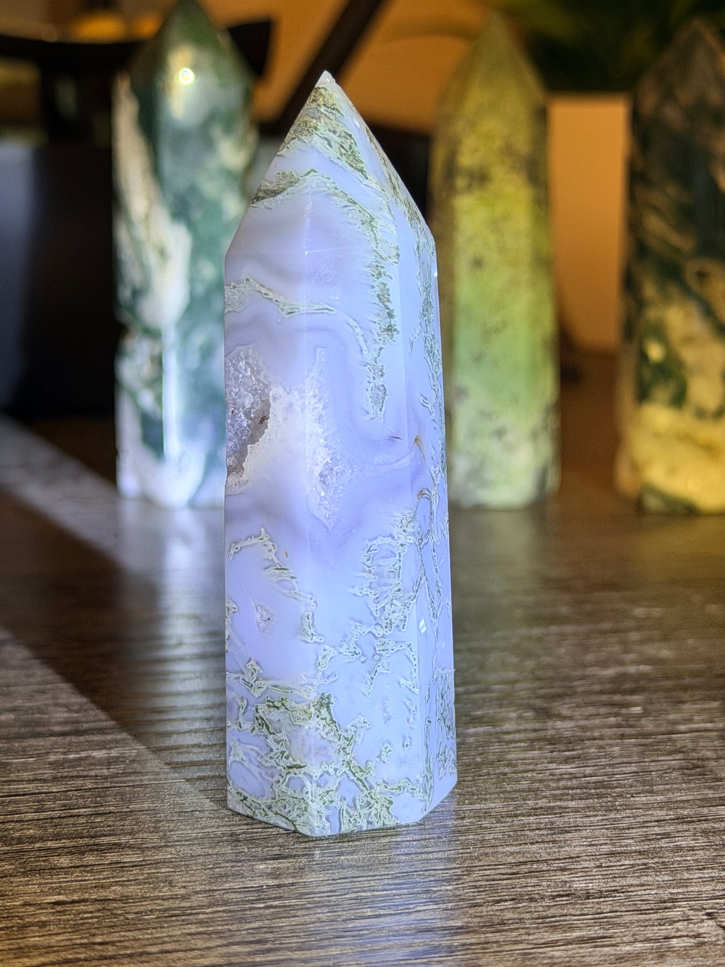Moss Agate Tower Style 8