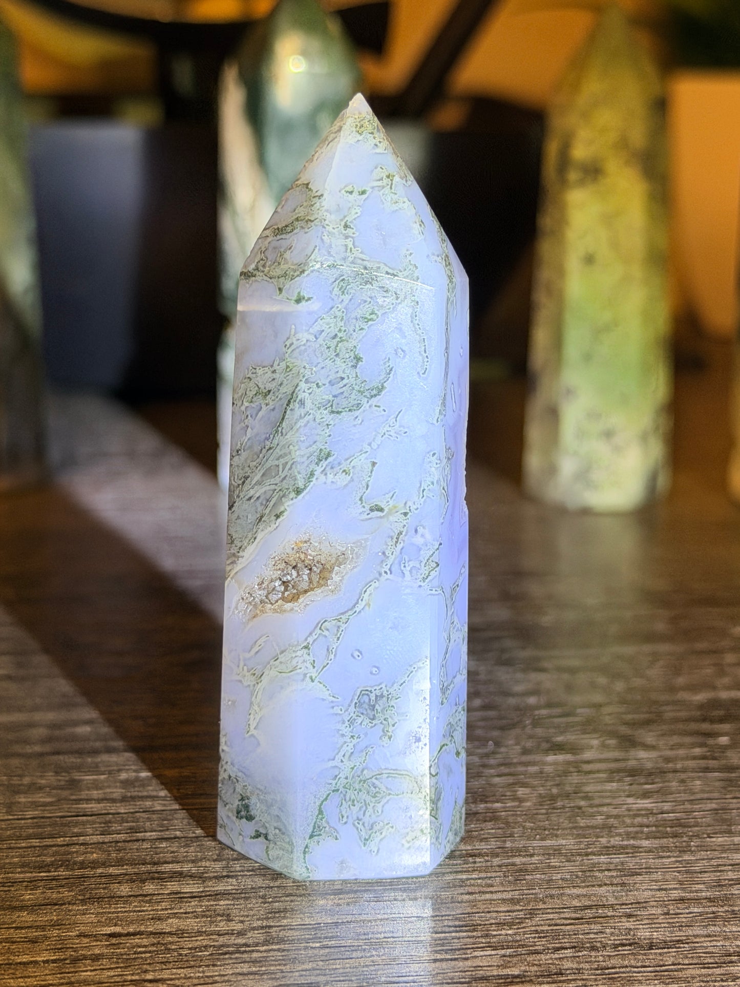 Moss Agate Tower Style 8