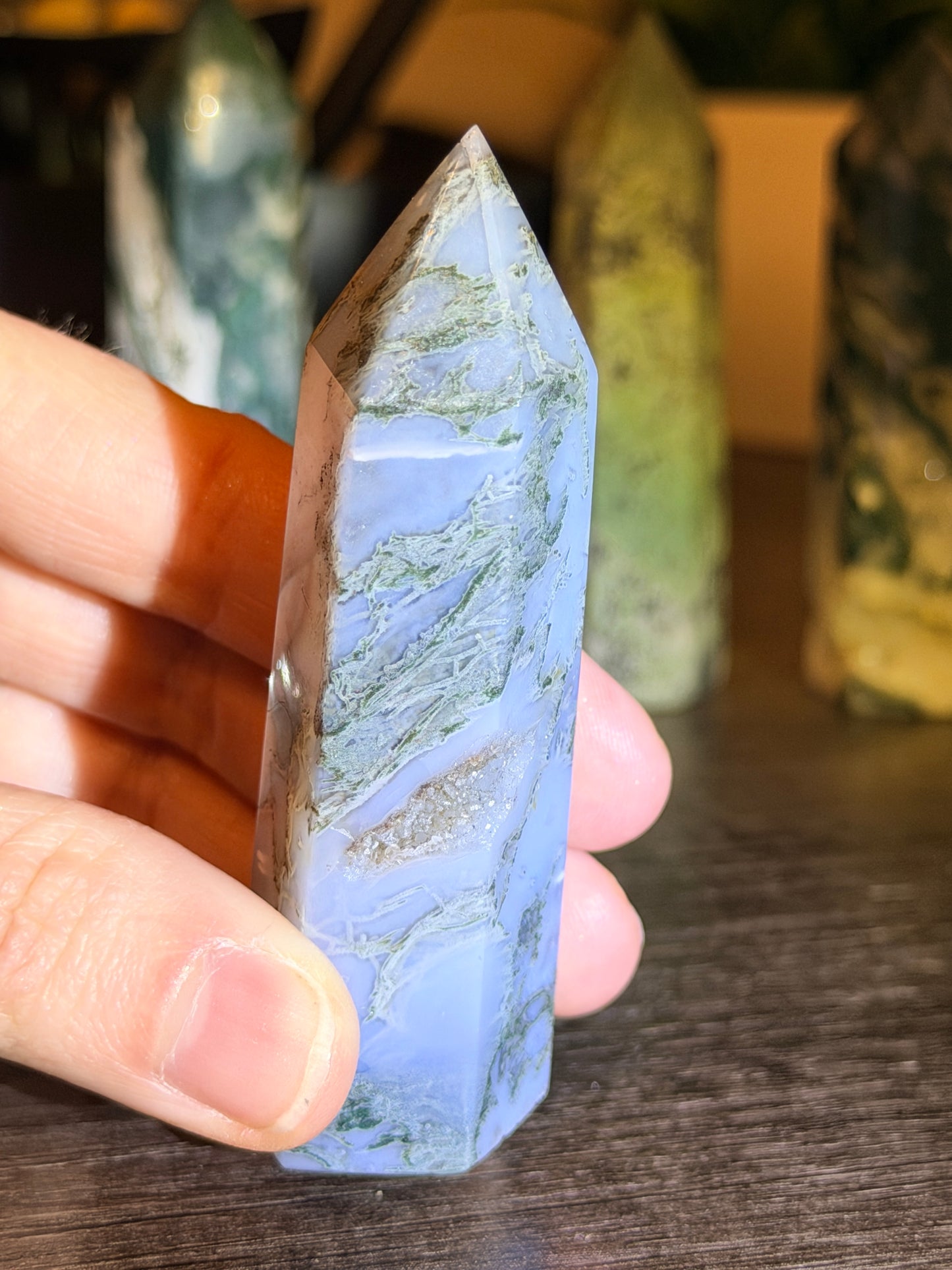 Moss Agate Tower Style 8