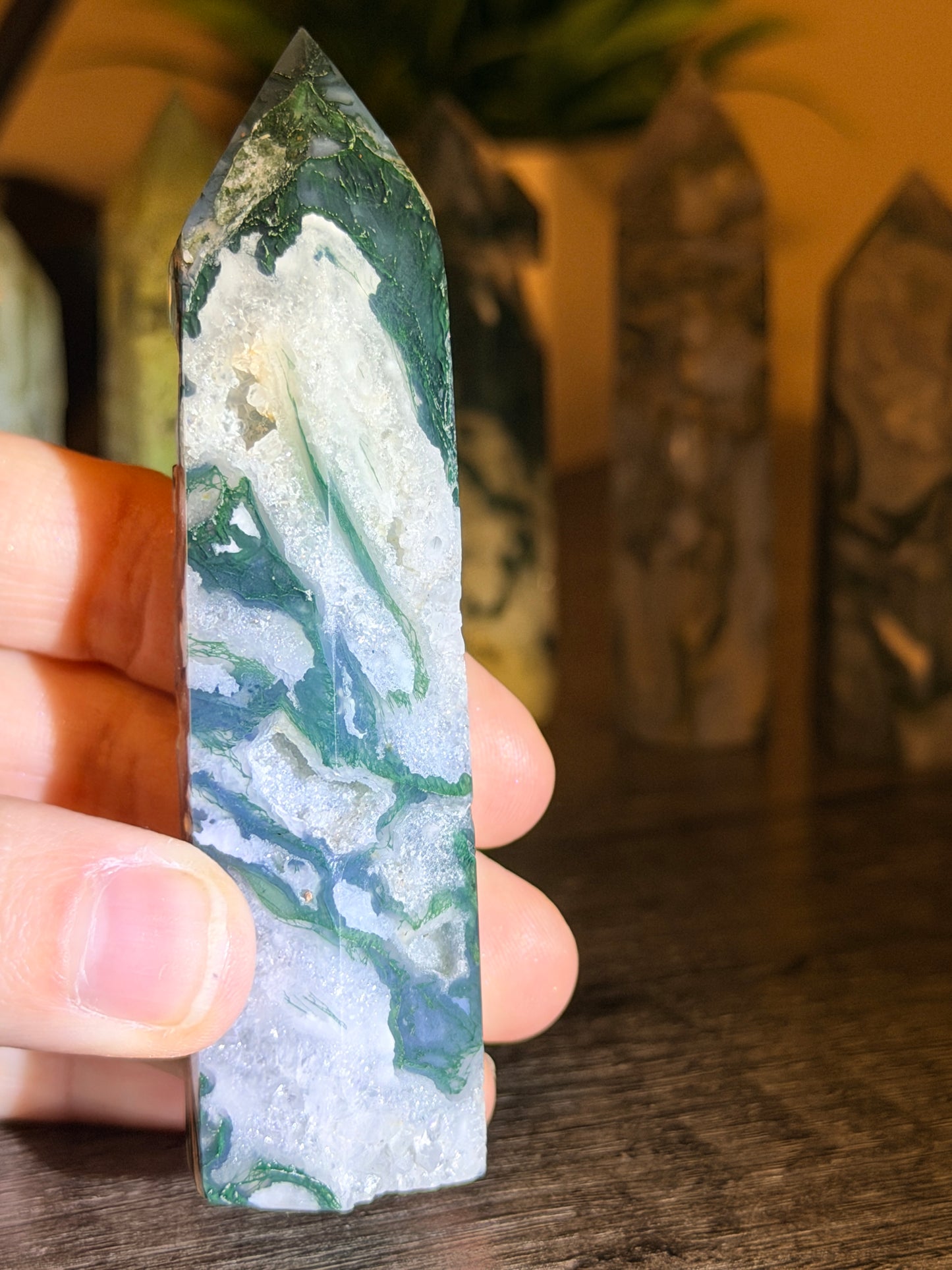 Moss Agate Tower Style 9