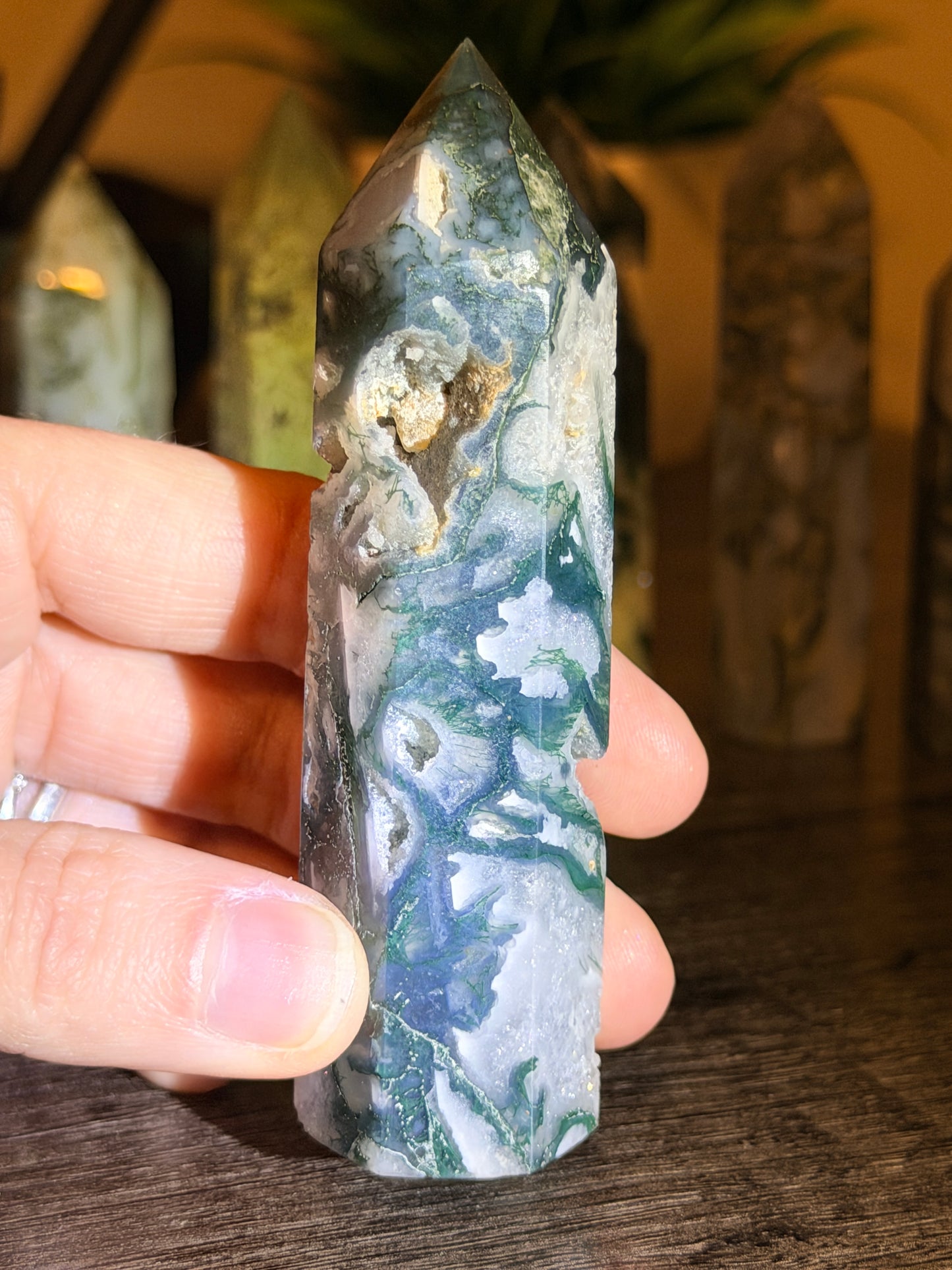 Moss Agate Tower Style 9