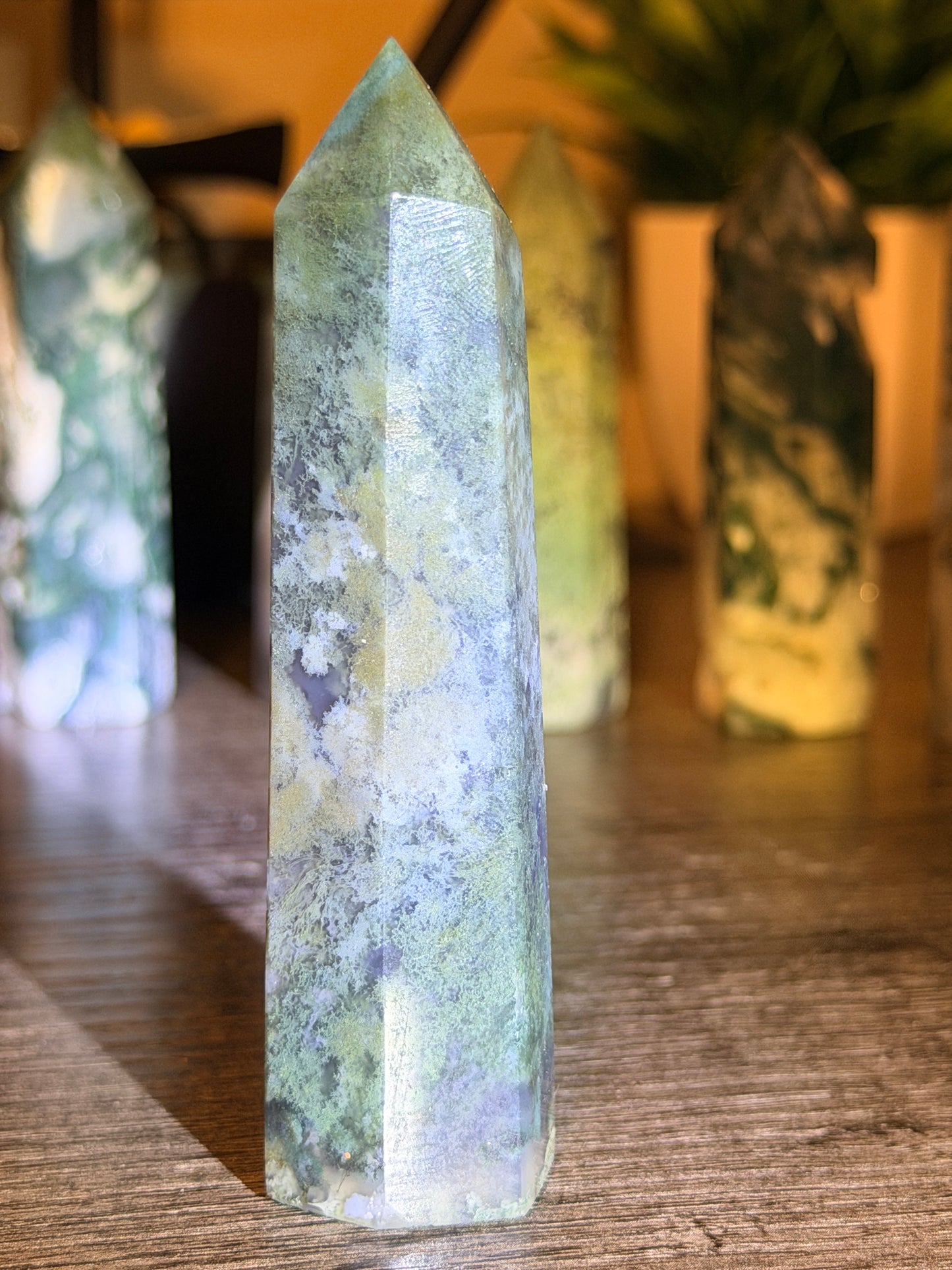 Moss Agate Tower Style 10