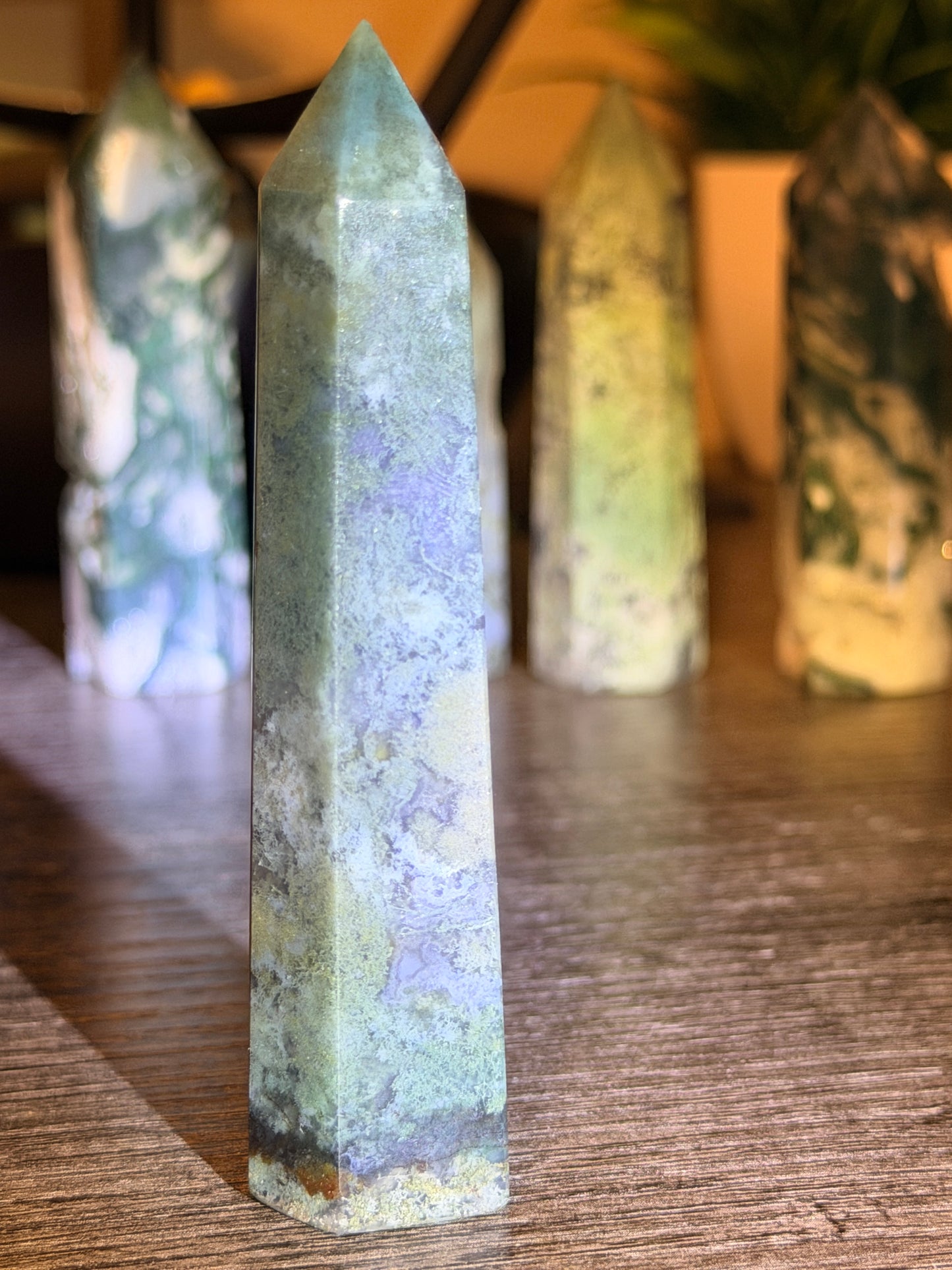 Moss Agate Tower Style 10